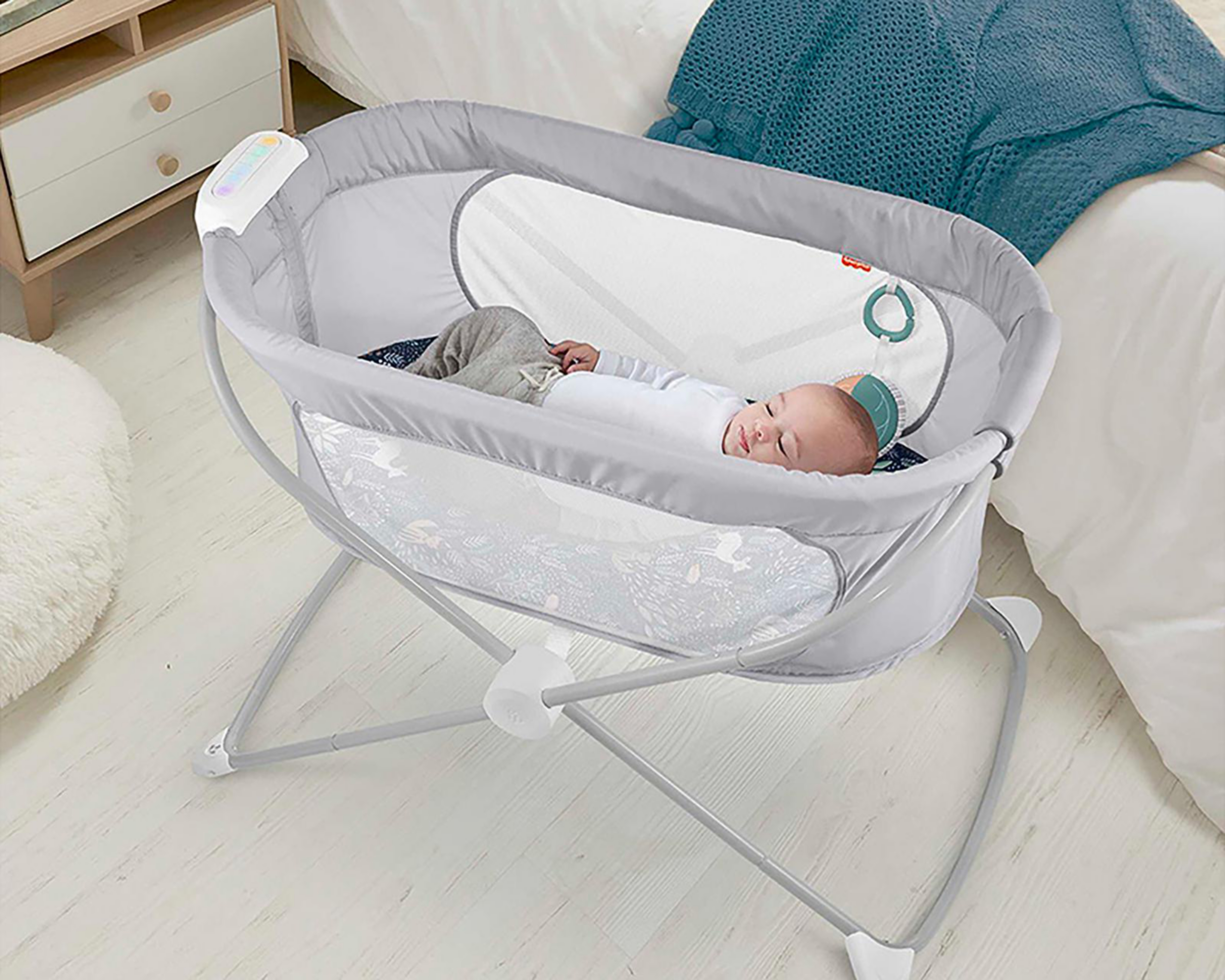 Foto 5 | Colecho Fisher Price Gris