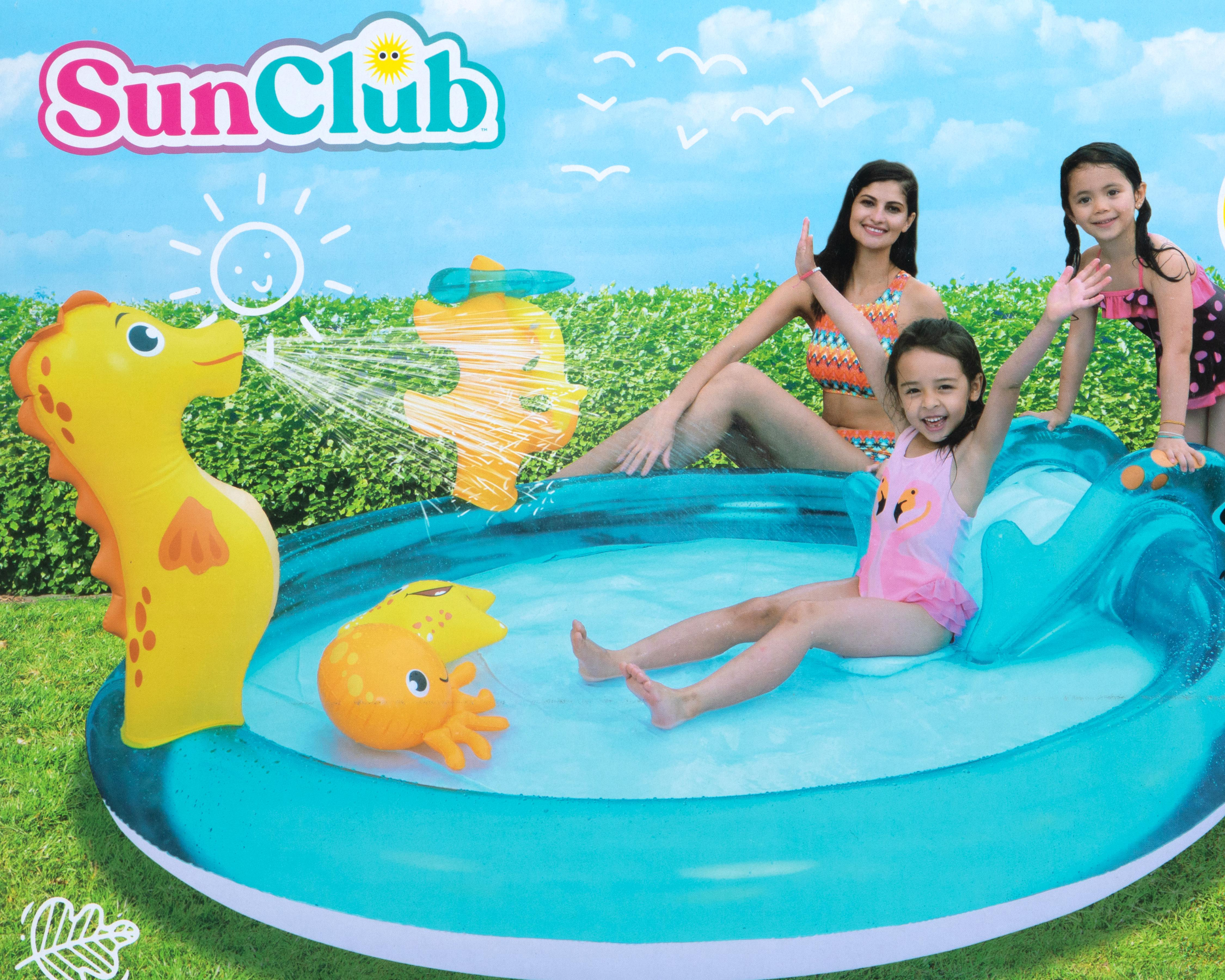 Foto 4 pulgar | Alberca Infantil Circular Sunclub 198 L 200 x 152 x 40 cm