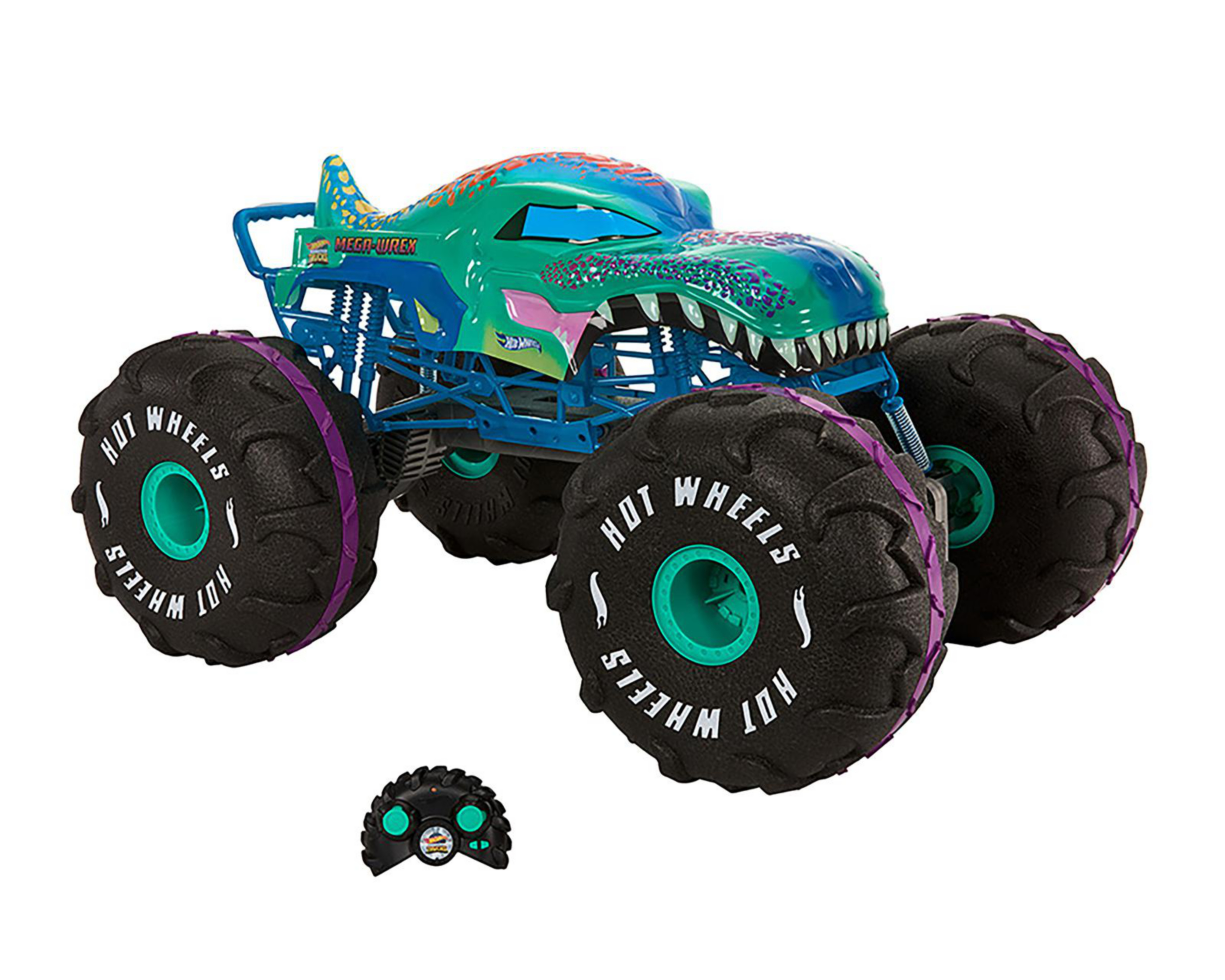 Foto 2 pulgar | Carro de Control Remoto Hot Wheels Monster Trucks Mega Wrex