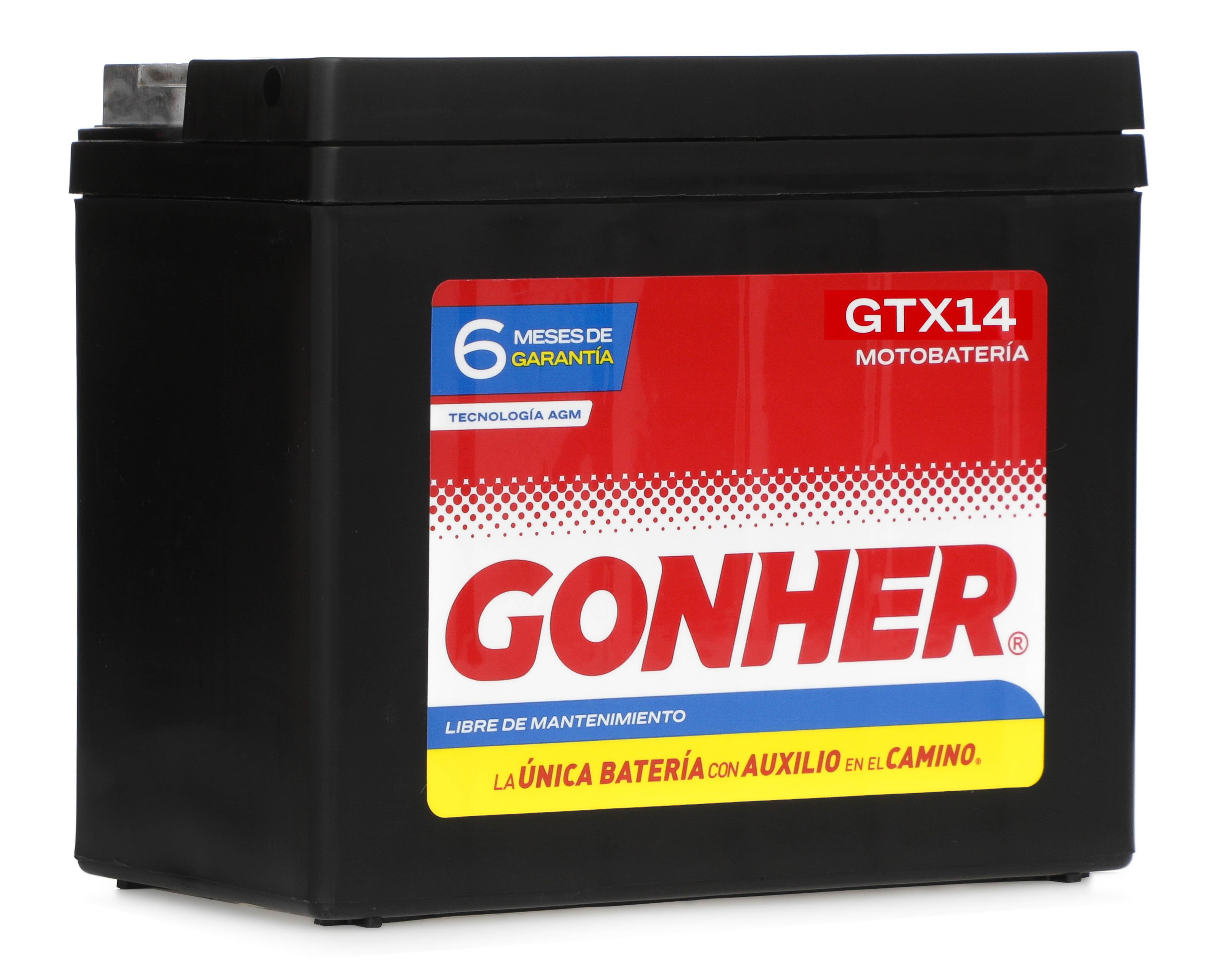 Batería para Motocicleta Gonher  GTX14