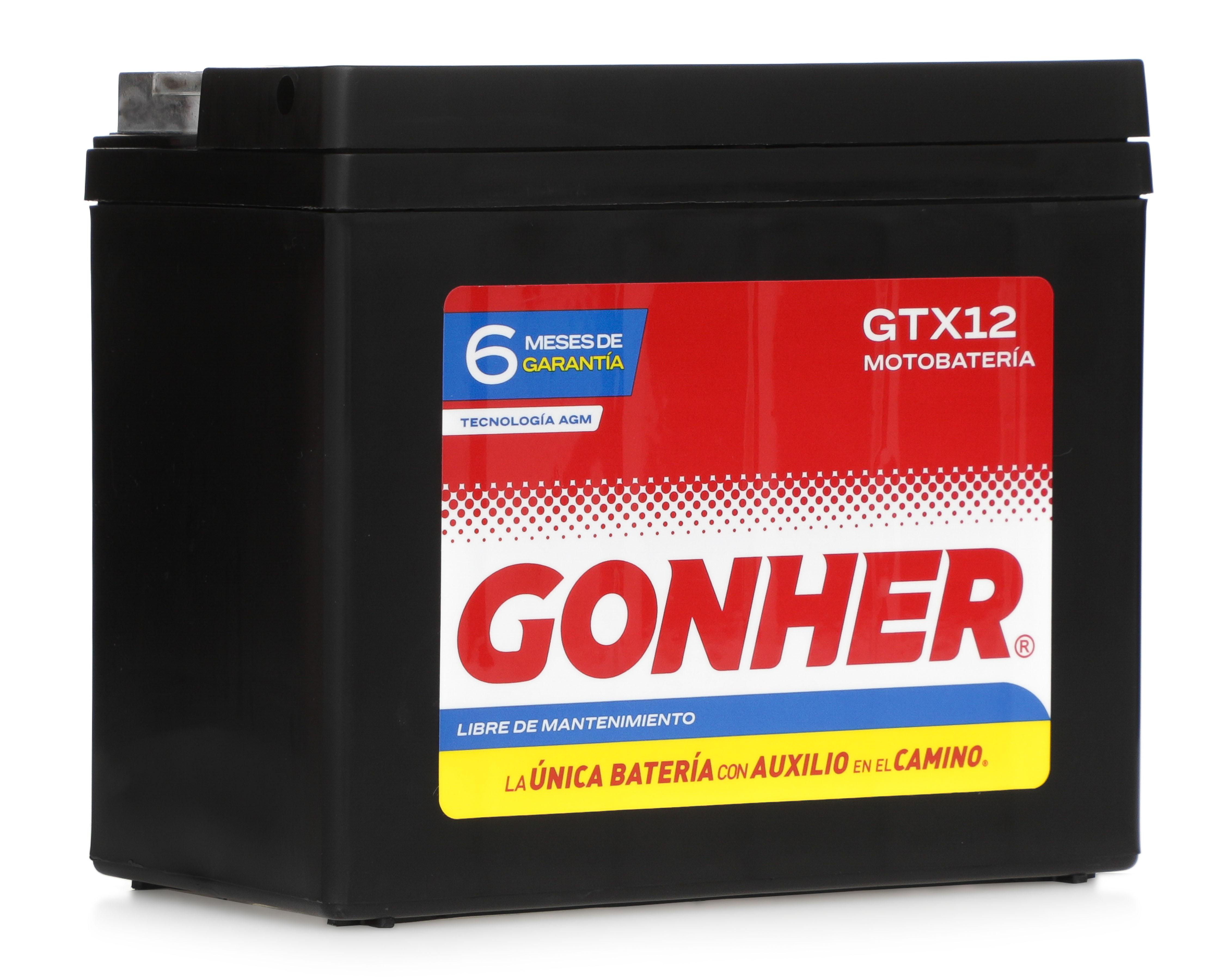 Batería para Motocicleta Gonher GTX12