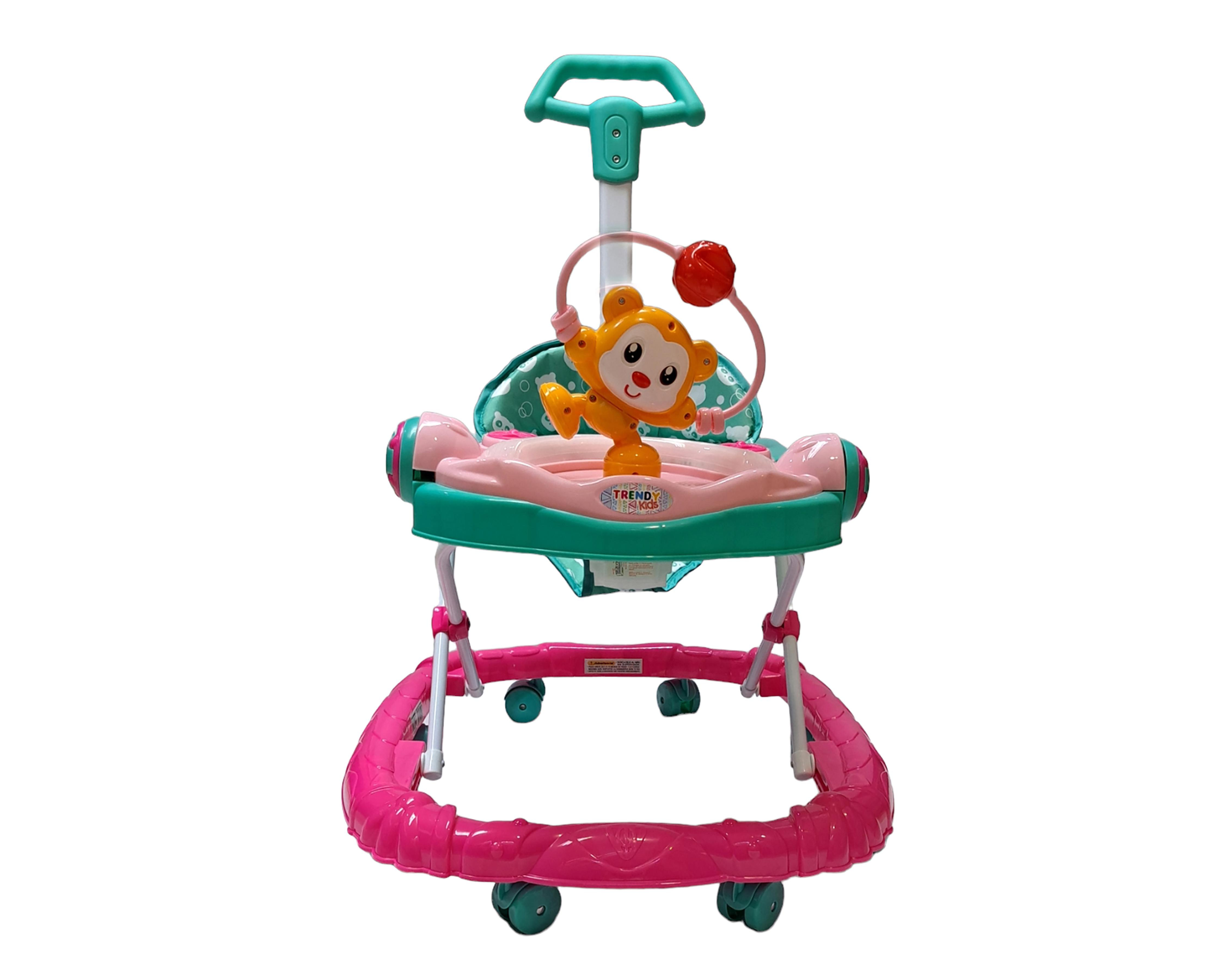 Foto 2 | Andadera Trendy Kids Monky Rosa