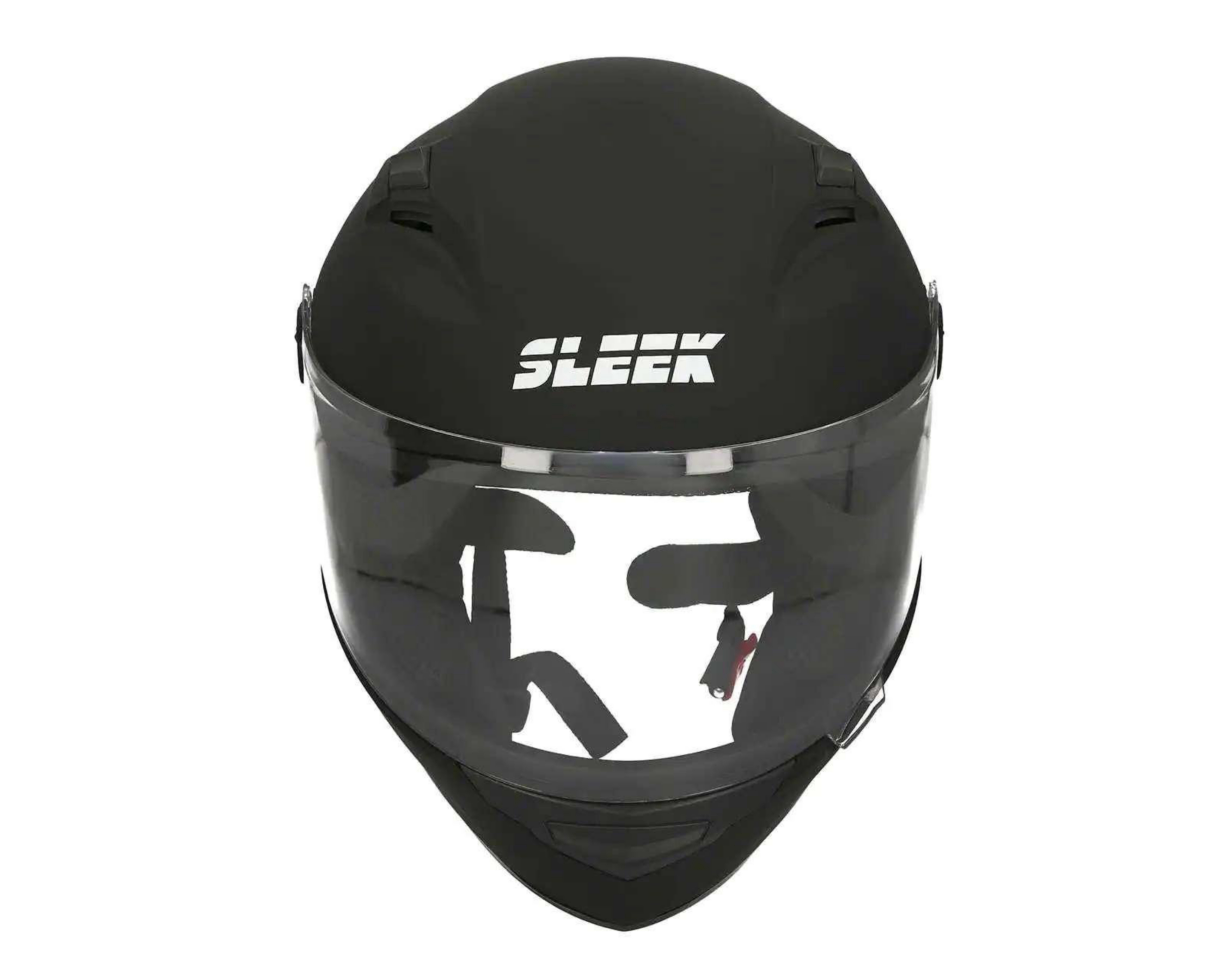 Foto 7 pulgar | Casco para Motociclista Sleek Extragrande Negro