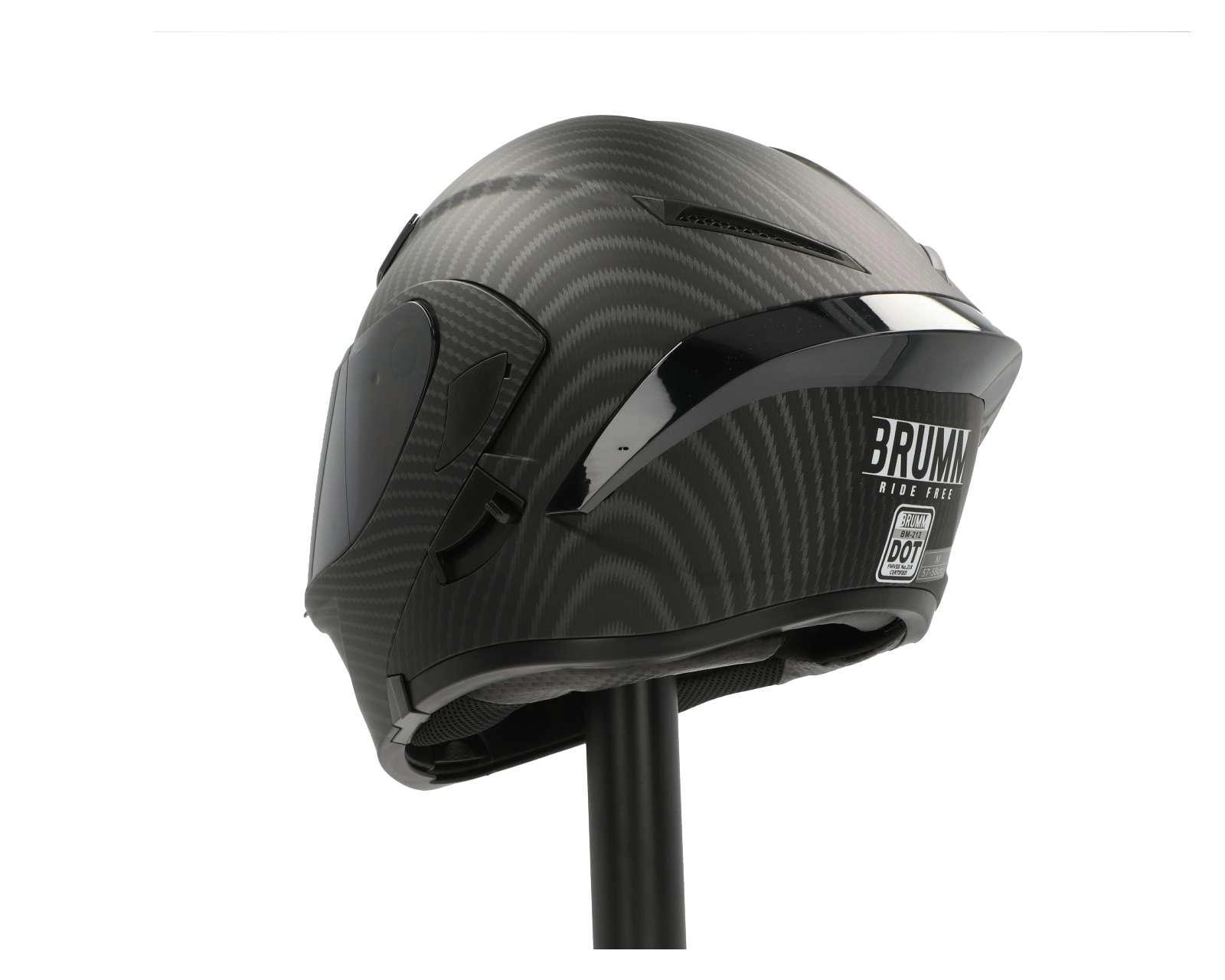 Casco para Motociclista Brumm Mediano Negro Coppel