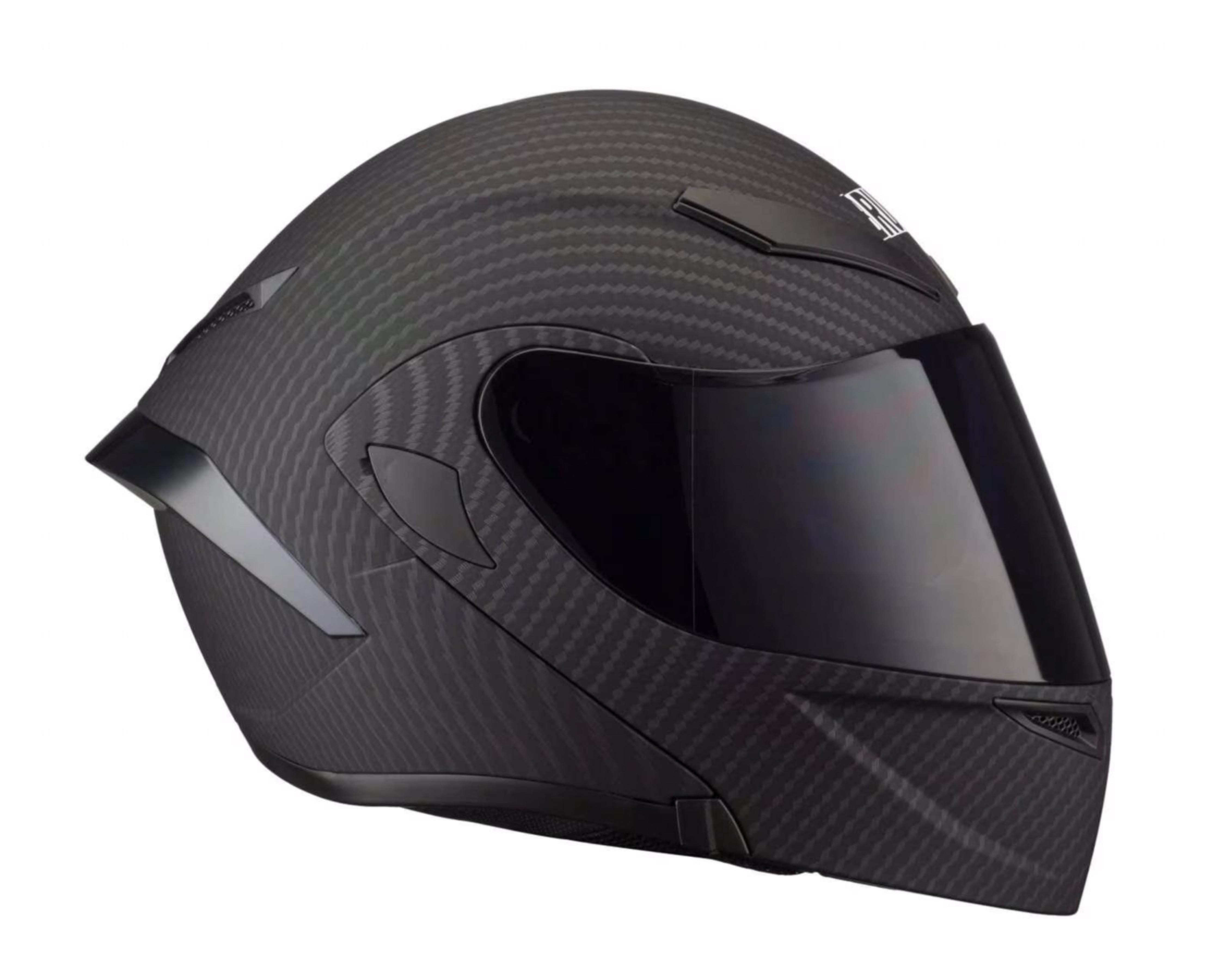 Foto 4 pulgar | Casco para Motociclista Brumm Extragrande Negro