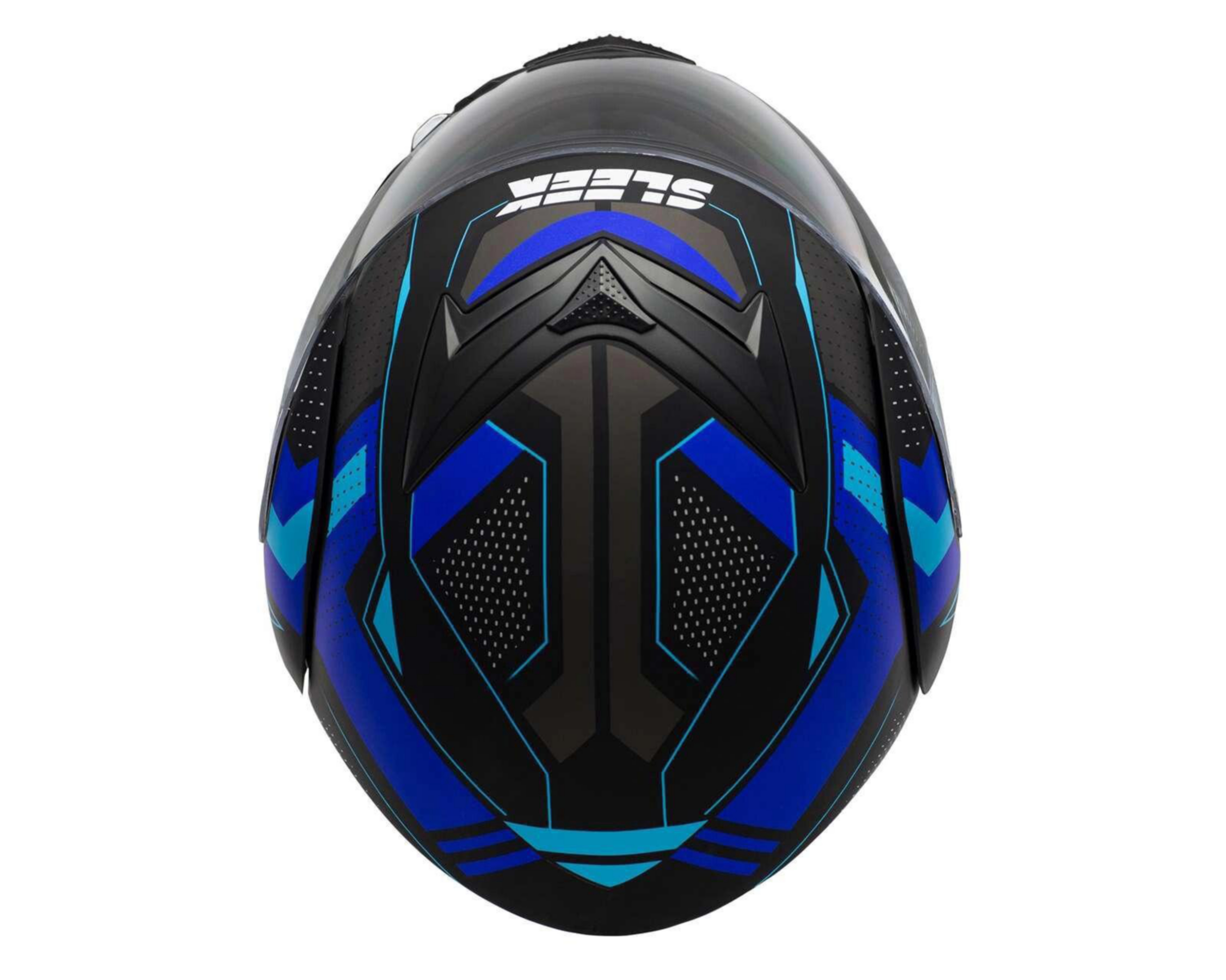 Foto 7 pulgar | Casco para Motociclista Sleek Mediano Azul