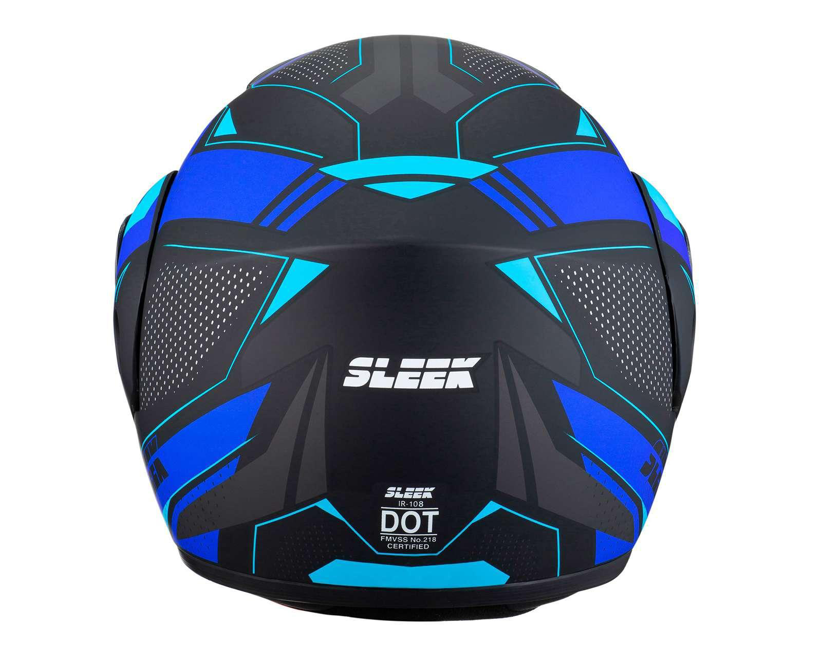 Foto 2 | Casco para Motocicleta Sleek Extra Grande Azul