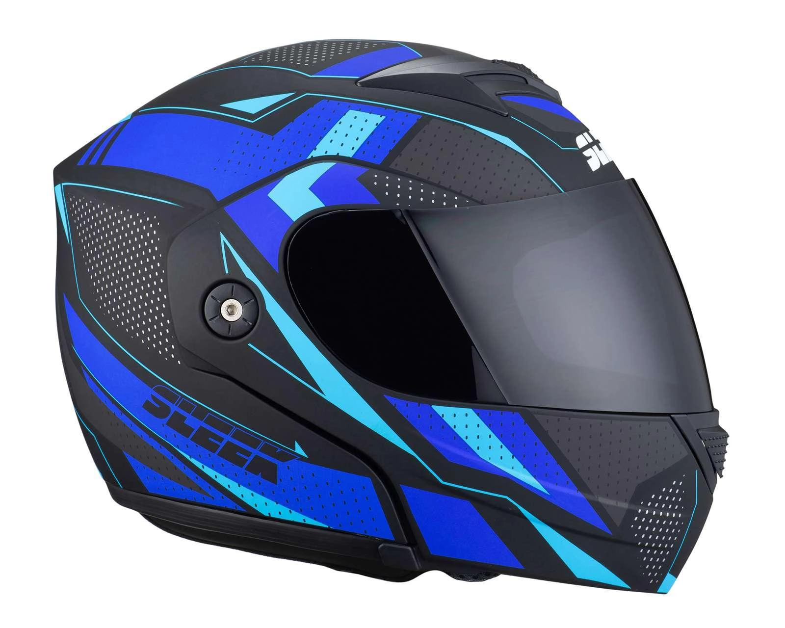 Foto 4 pulgar | Casco para Motocicleta Sleek Extra Grande Azul