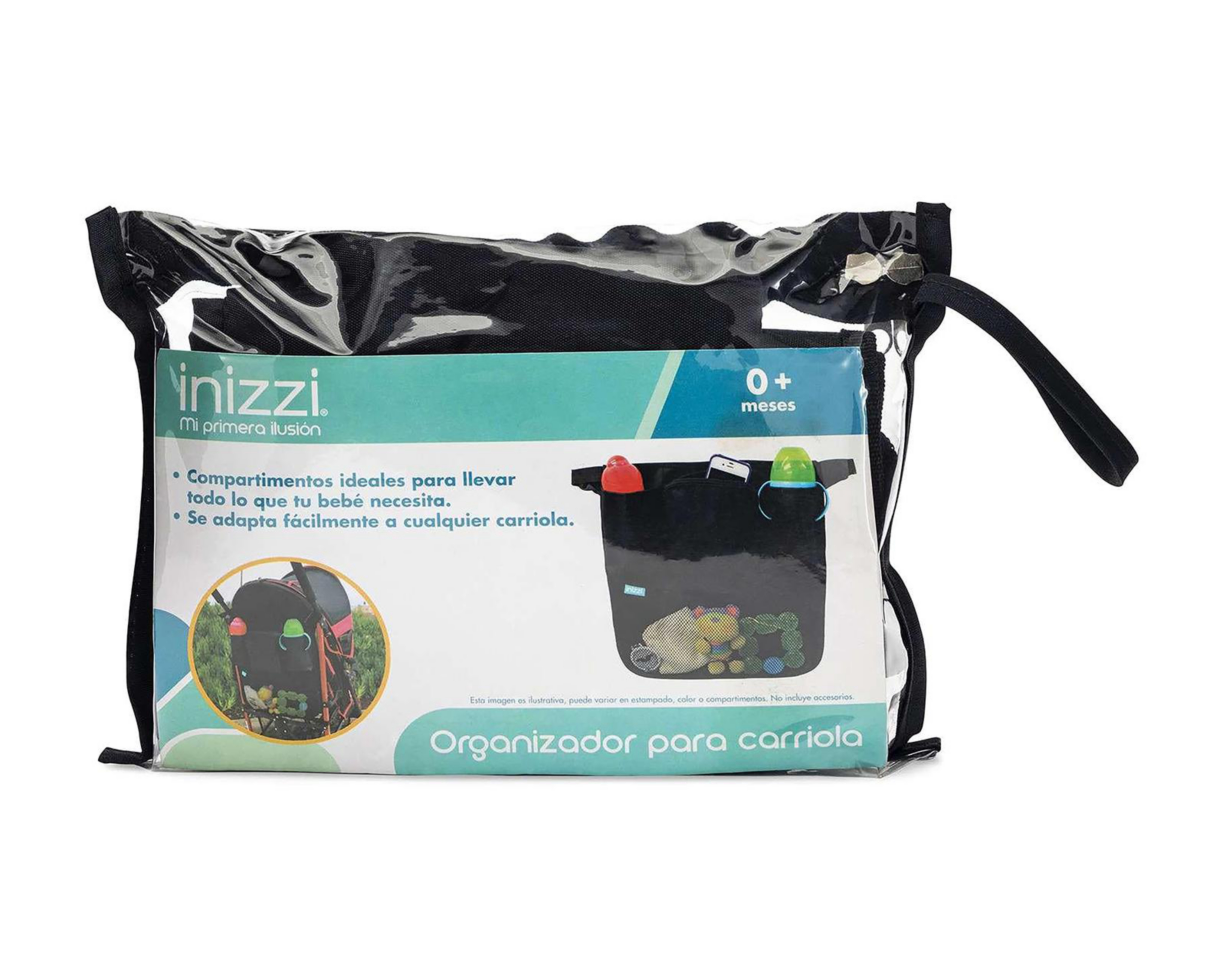 Foto 5 pulgar | Bolsa Organizadora para Carriola Inizzi Negro