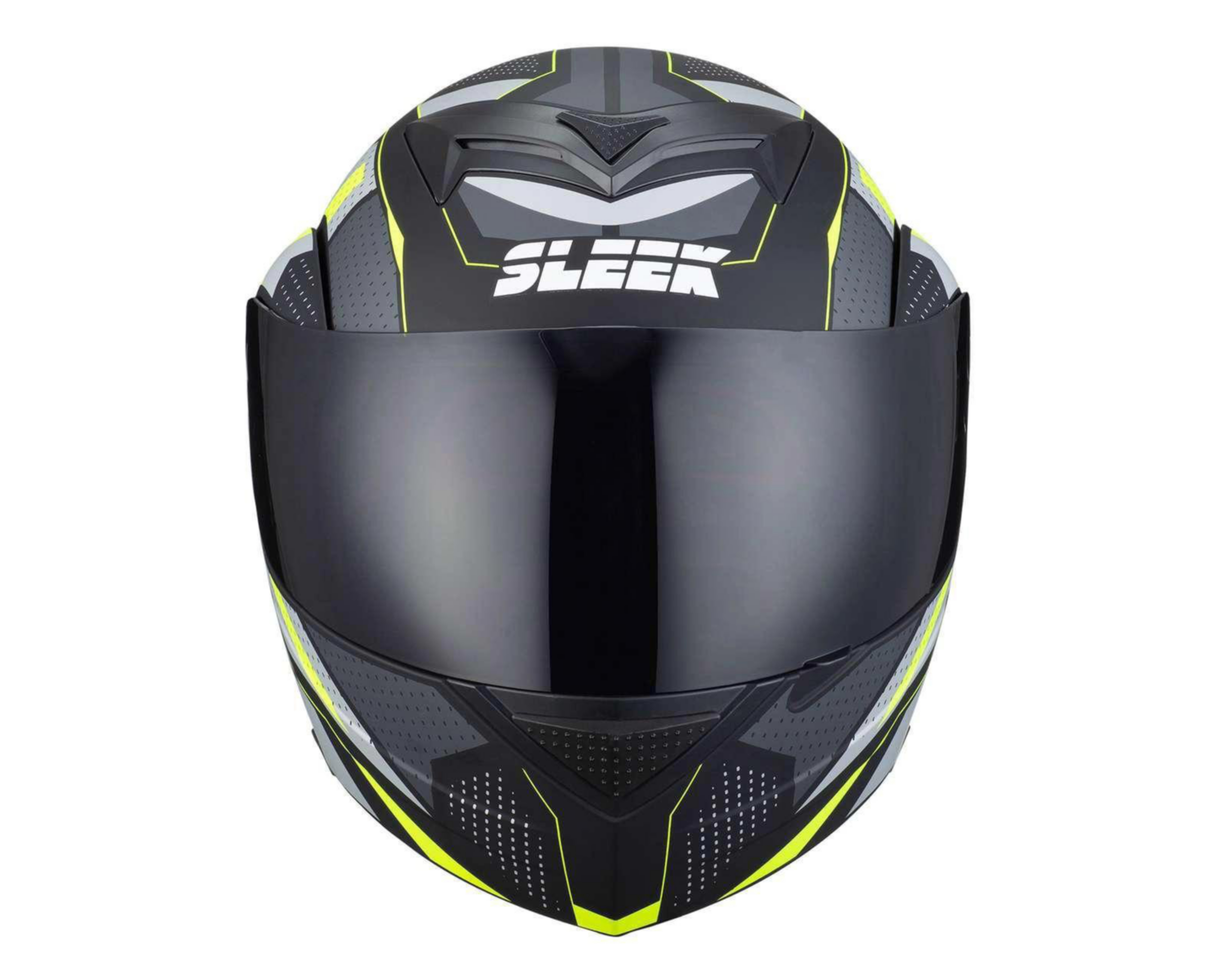 Foto 5 pulgar | Casco para Motociclista Sleek Mediano Visera Abatible Negro