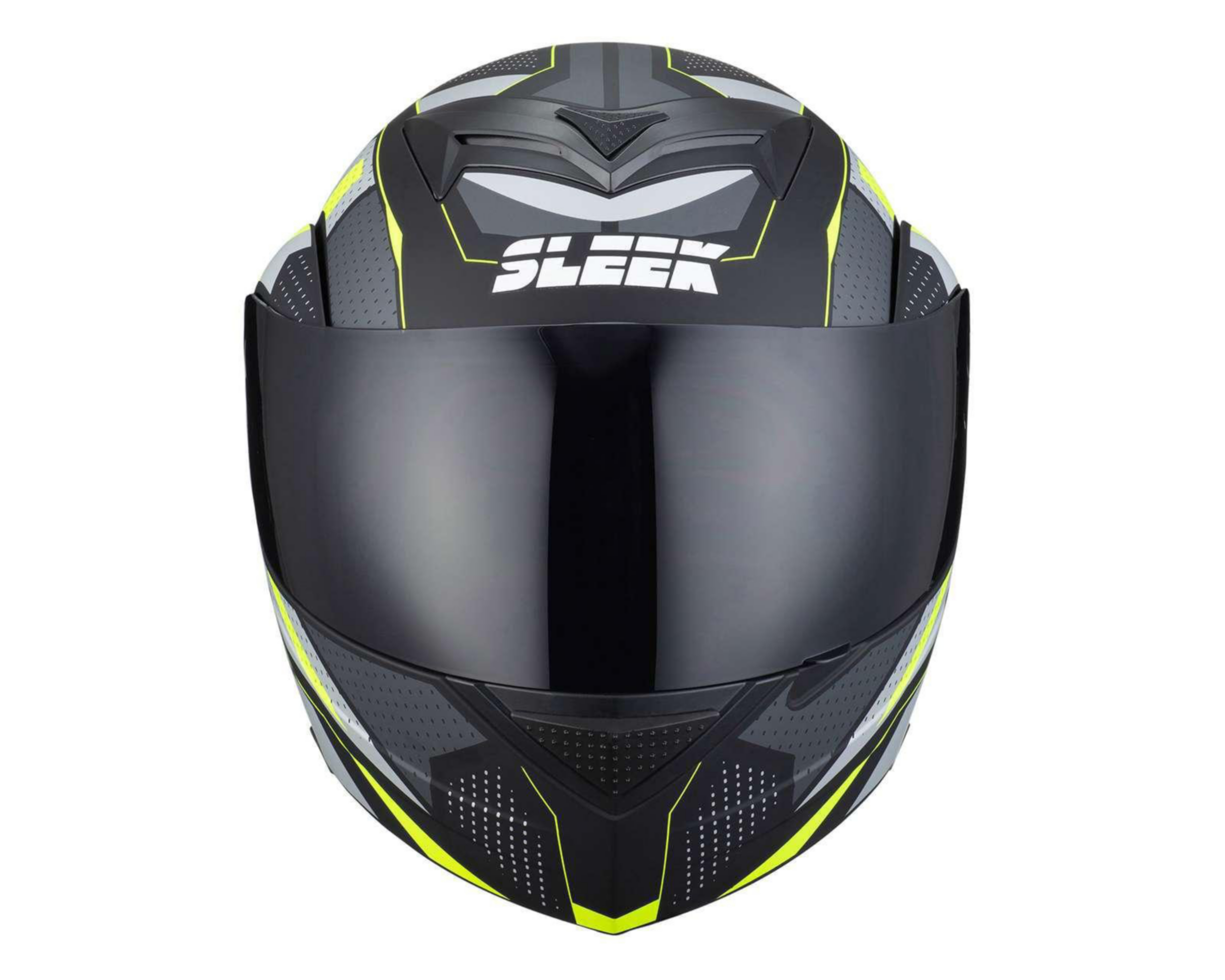 Foto 5 pulgar | Casco para Motociclista Sleek Extra Grande Verde/Negro