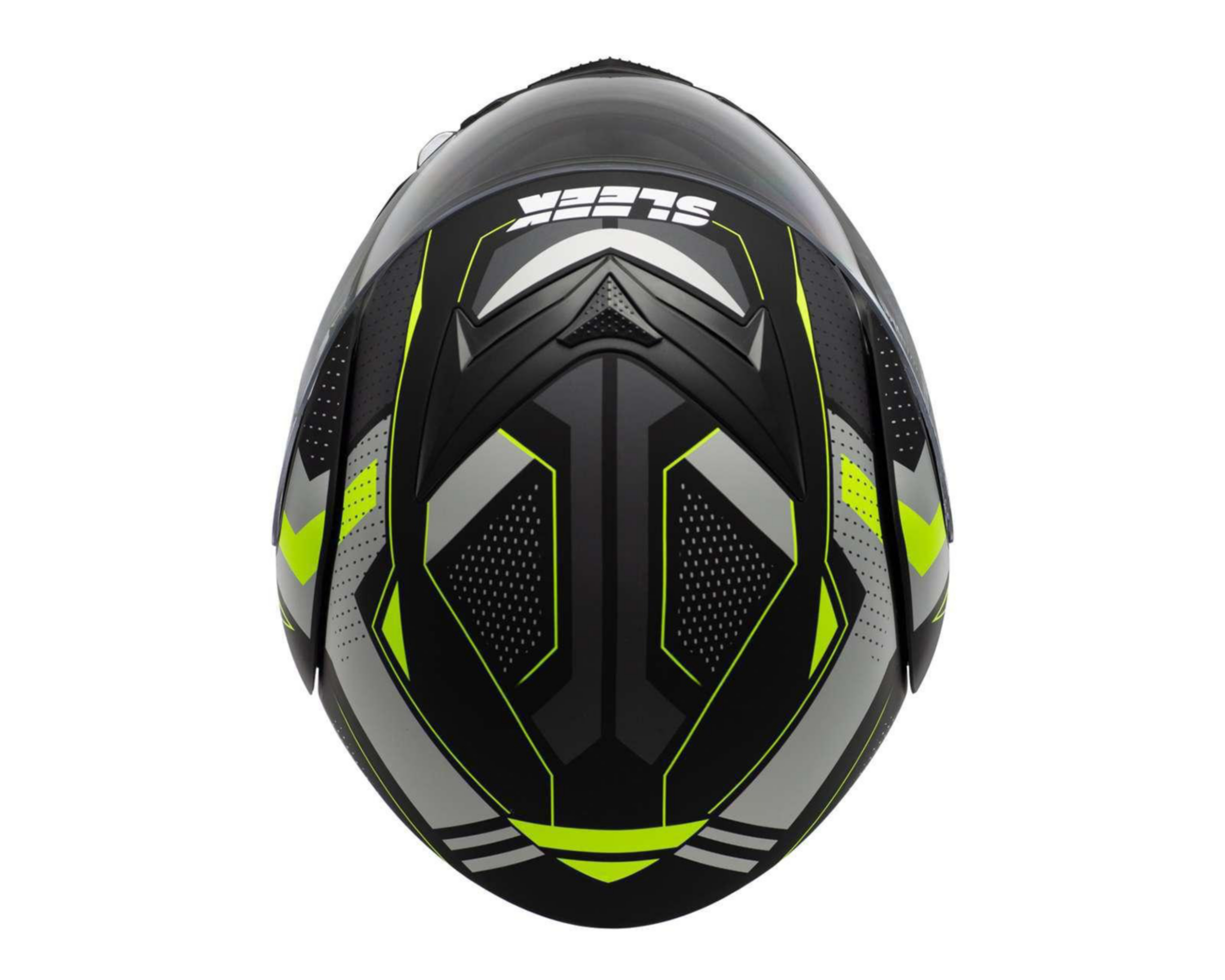 Foto 8 pulgar | Casco para Motociclista Sleek Extra Grande Verde/Negro