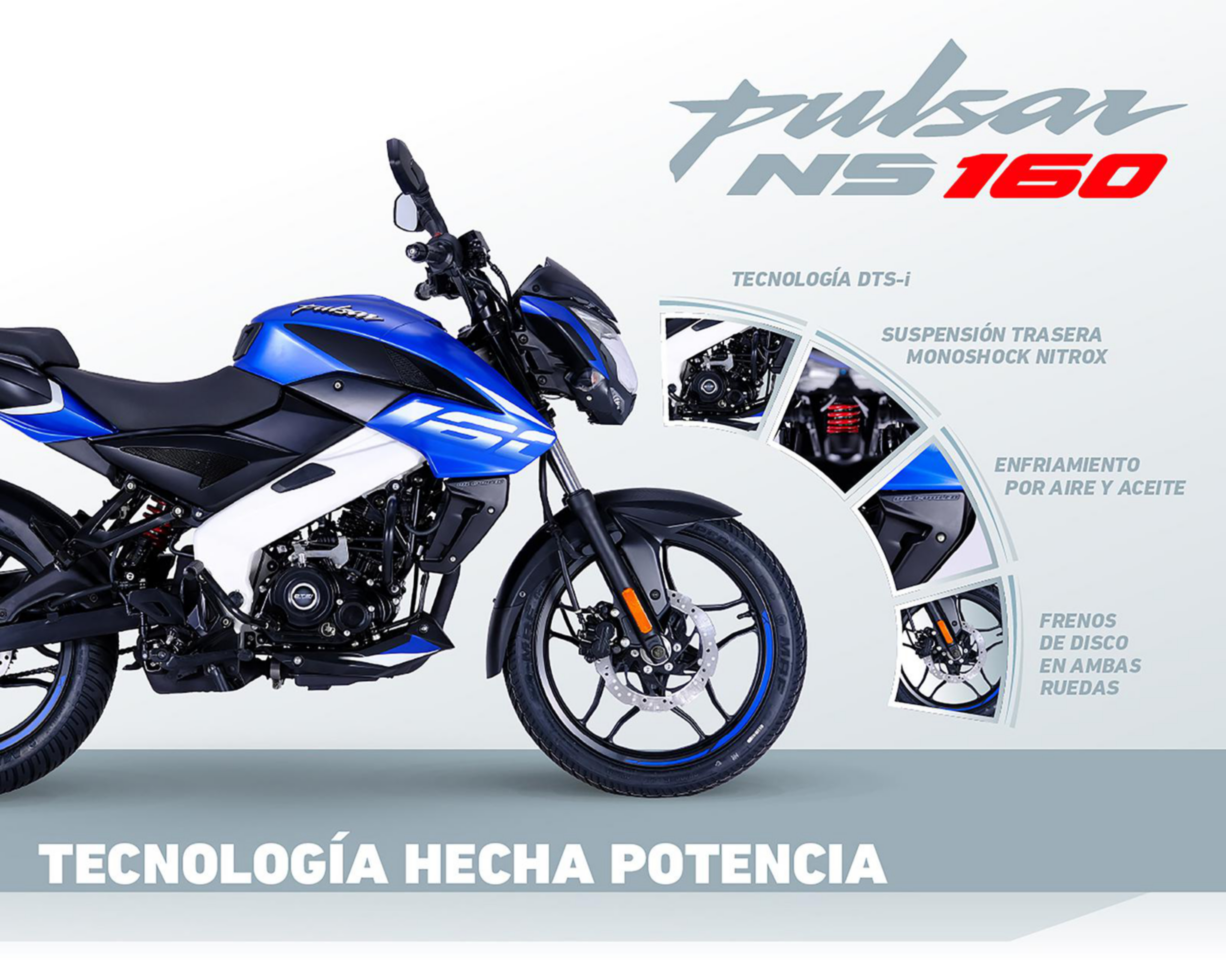 Foto 8 pulgar | Motocicleta Bajaj Pulsar NS 160 cc 2024