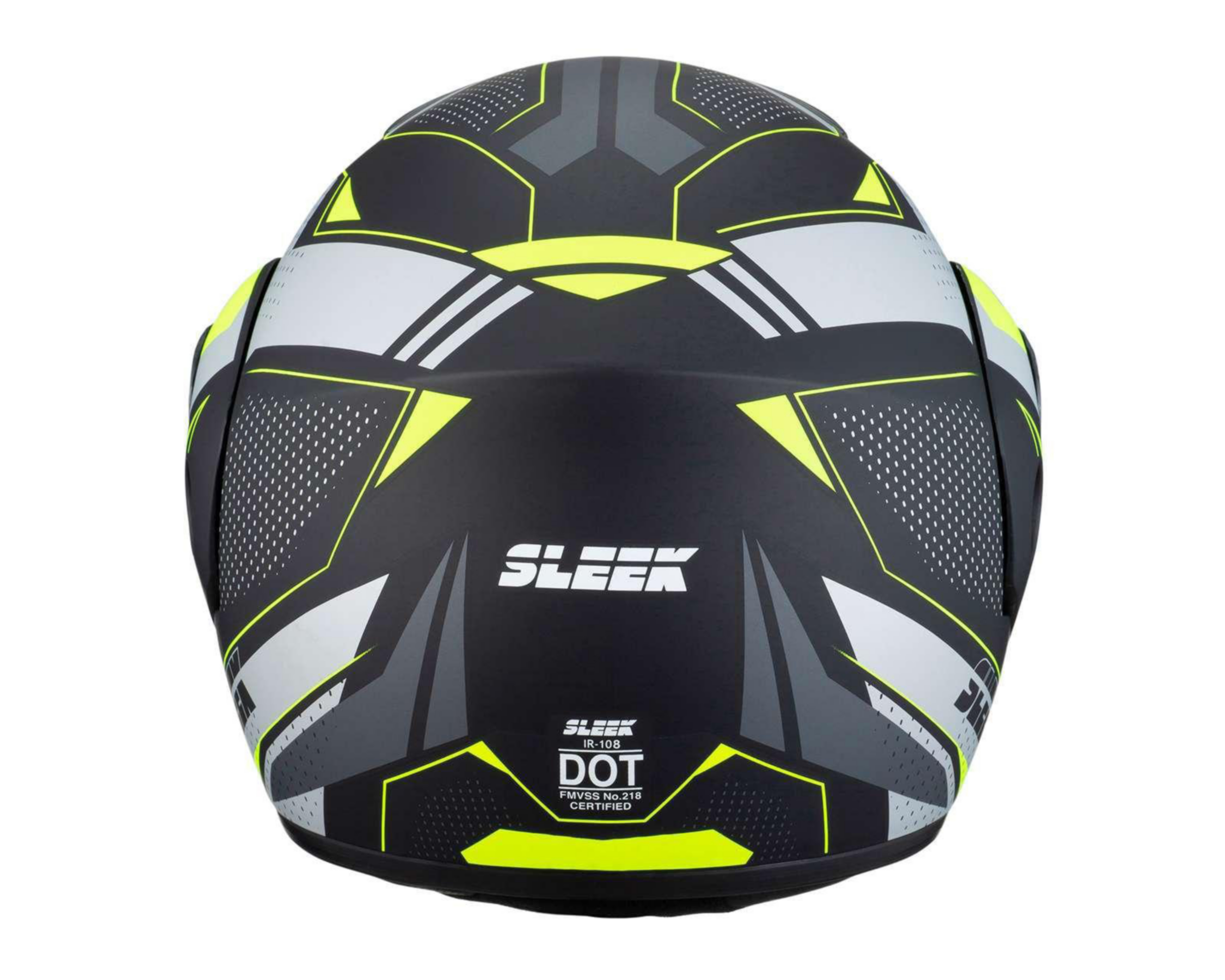 Foto 2 | Casco para Motociclista Sleek Grande Verde/Negro