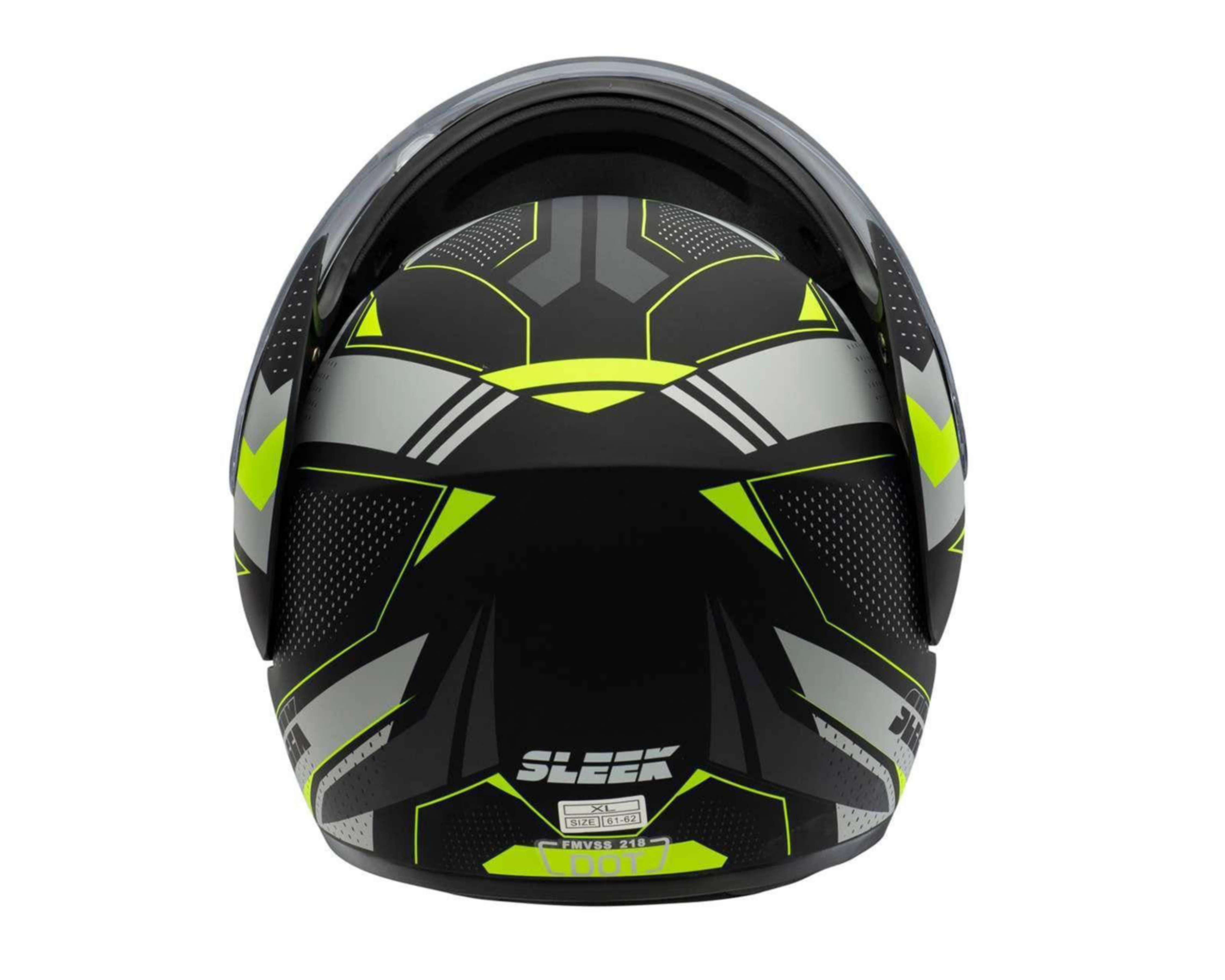 Foto 6 | Casco para Motociclista Sleek Grande Verde/Negro