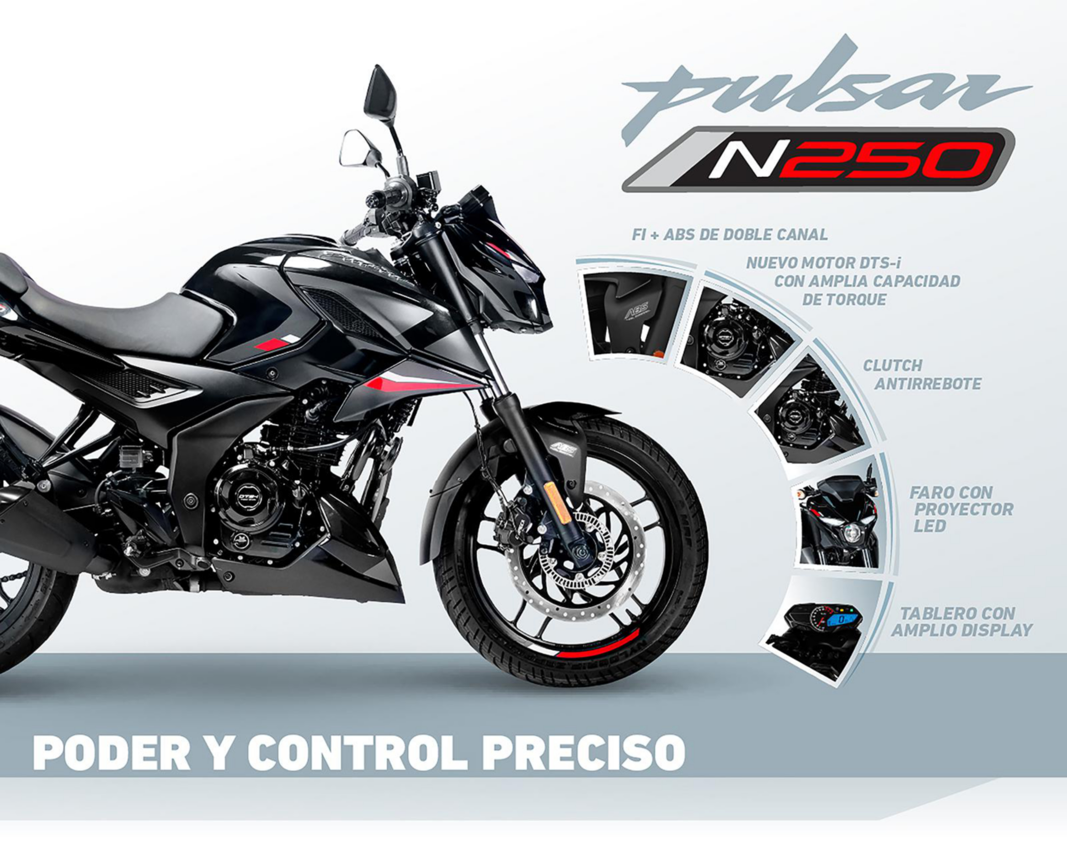 Foto 8 pulgar | Motocicleta Bajaj Pulsar N 250 cc 2024