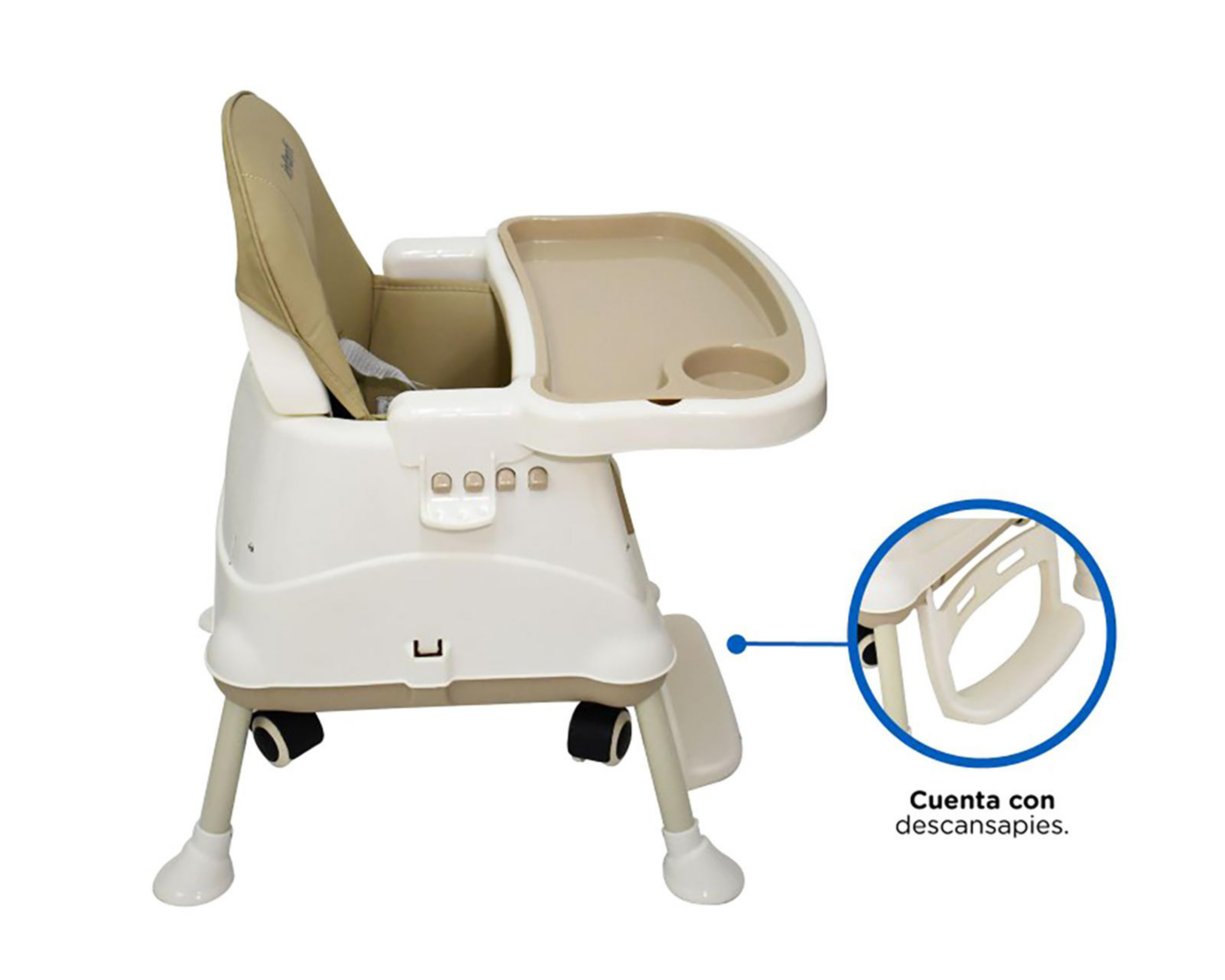 Foto 5 pulgar | Silla Alta Infanti  Darih Beige