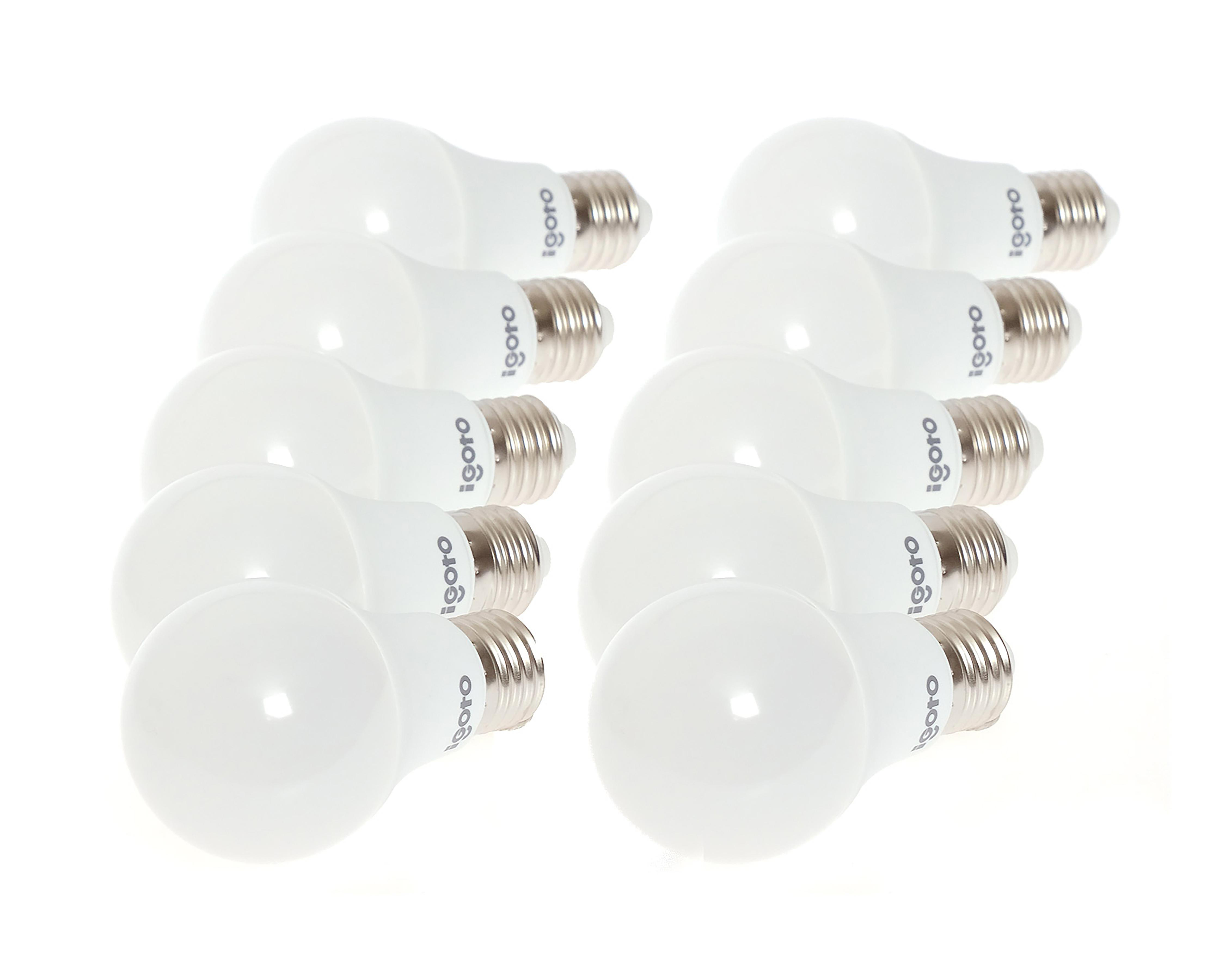 Foto 4 | Foco Led Igoto Bulbo 9 W Luz Fría 10 Piezas