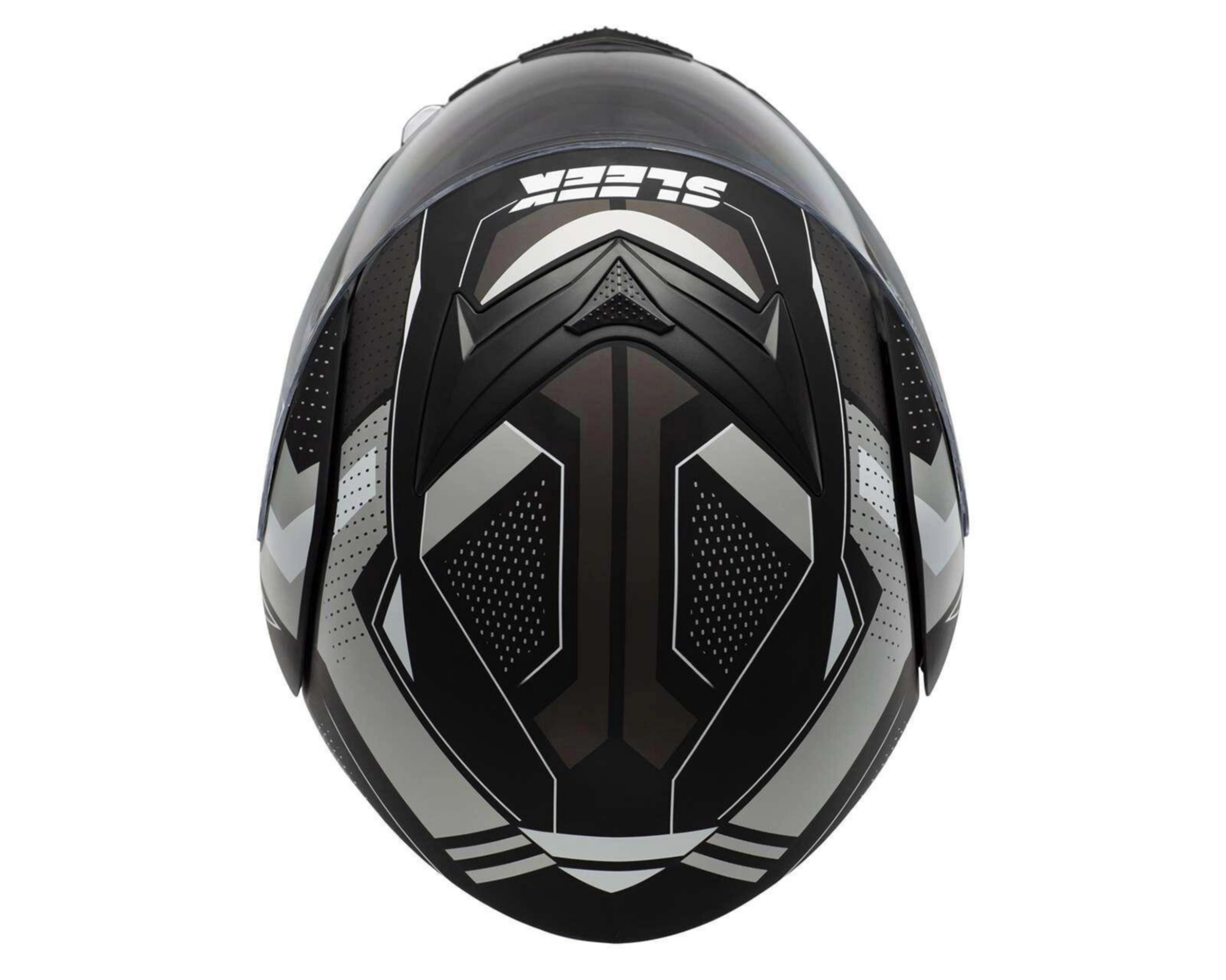Foto 8 pulgar | Casco para Motociclista Sleek Grande Visor Antirrasguños Negro