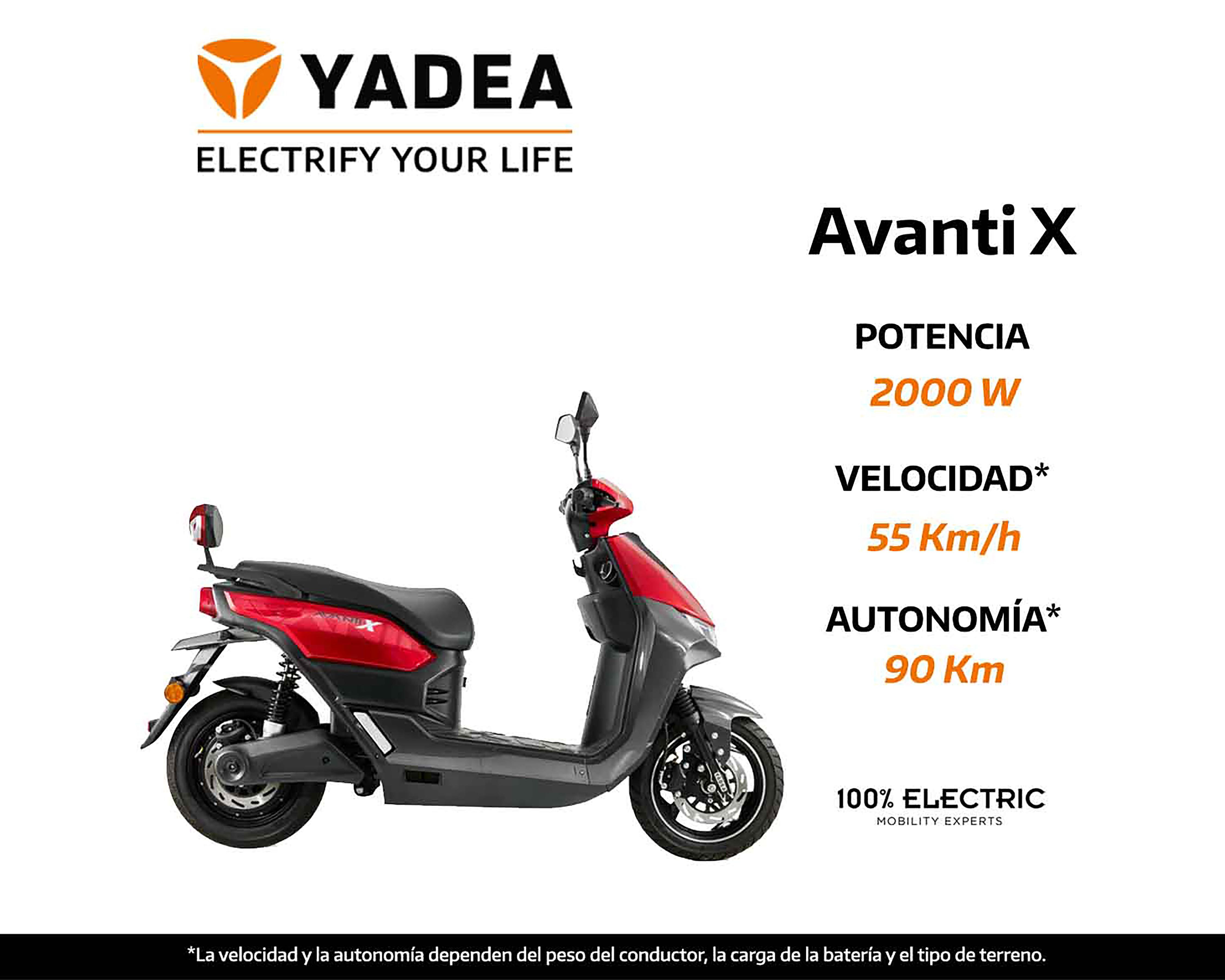 Foto 7 pulgar | Moto Eléctrica Yadea Avanti X 2024