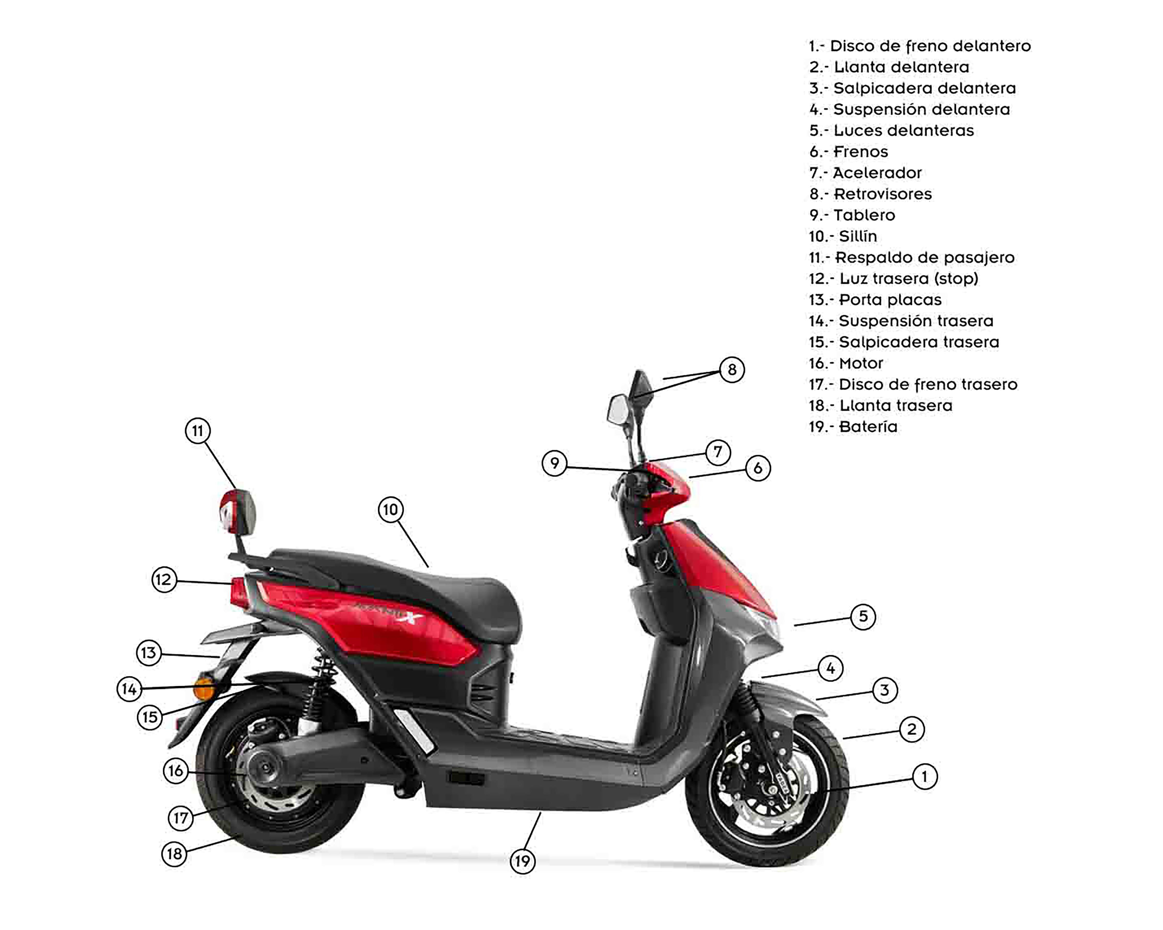 Foto 8 pulgar | Moto Eléctrica Yadea Avanti X 2024