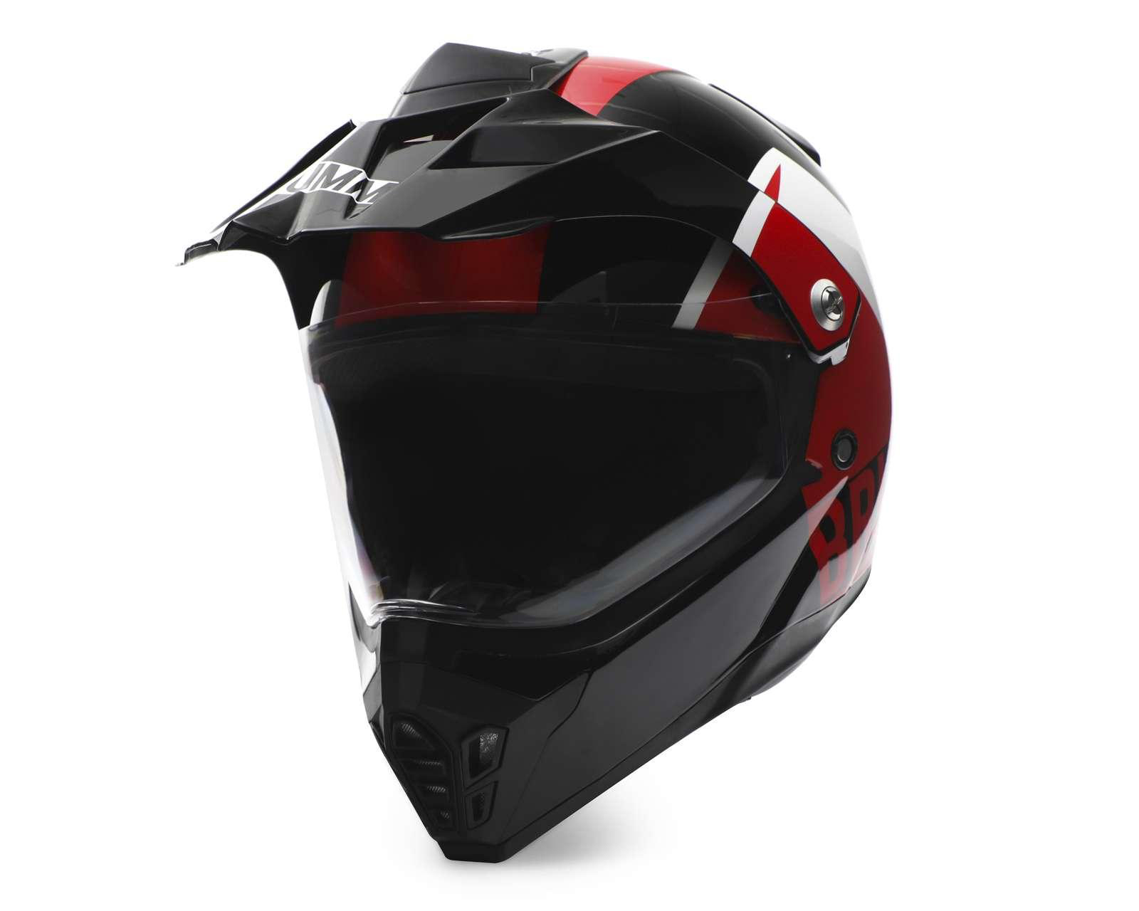 Casco para Motociclista Brumm Extragrande Negro