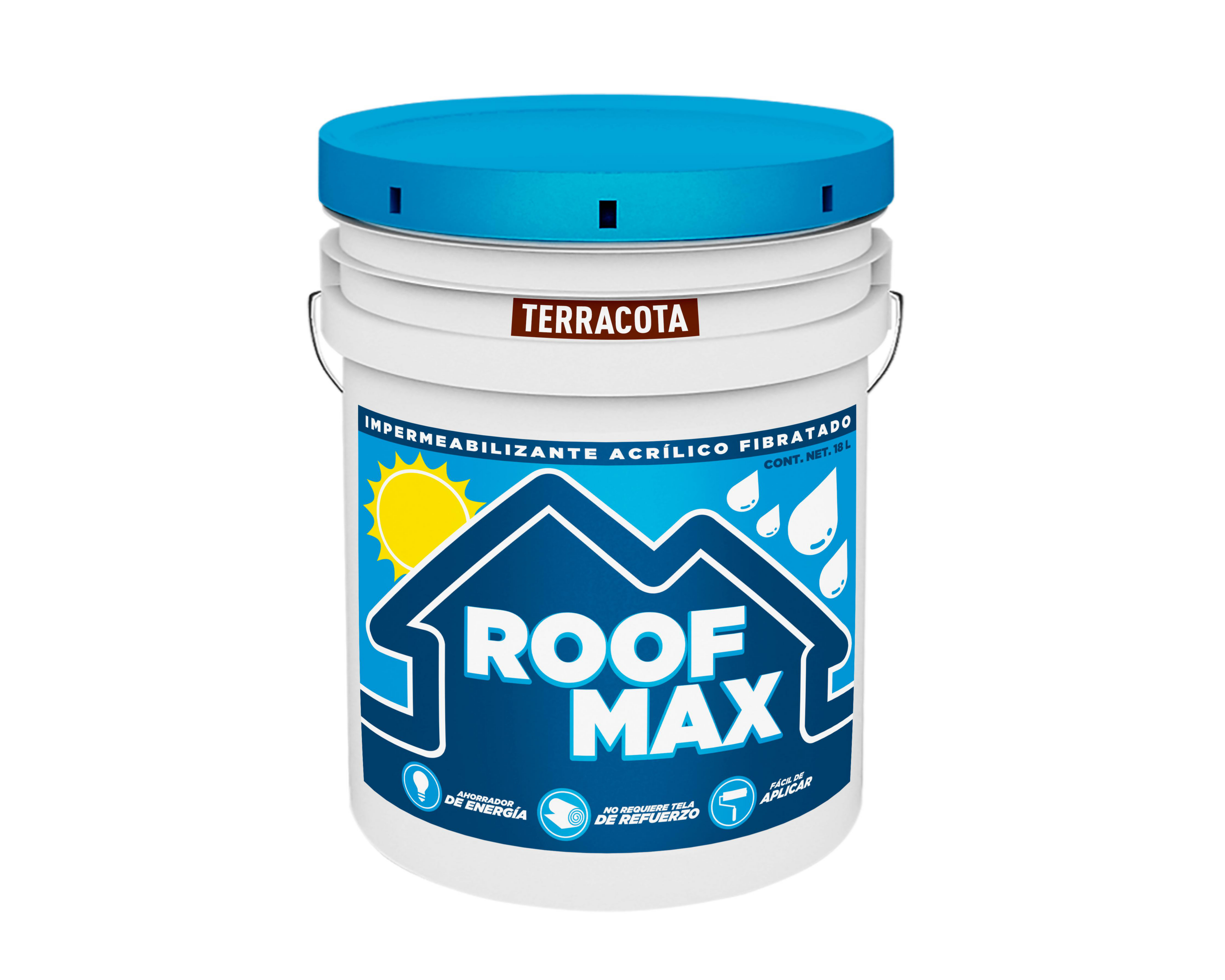 Foto 2 pulgar | Impermeabilizante Impac Roof Max 18 L