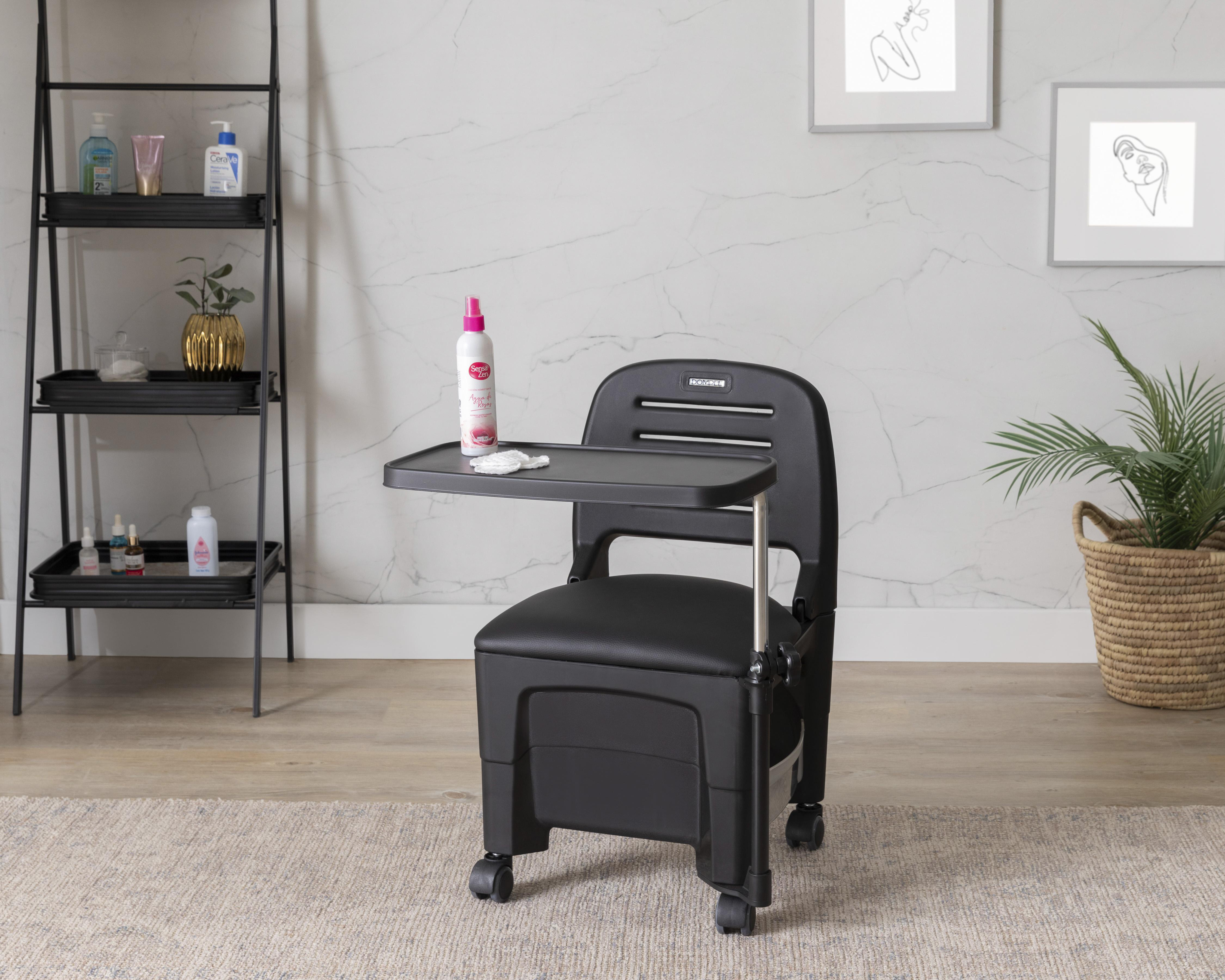 Silla para Manicure Letmex Negra