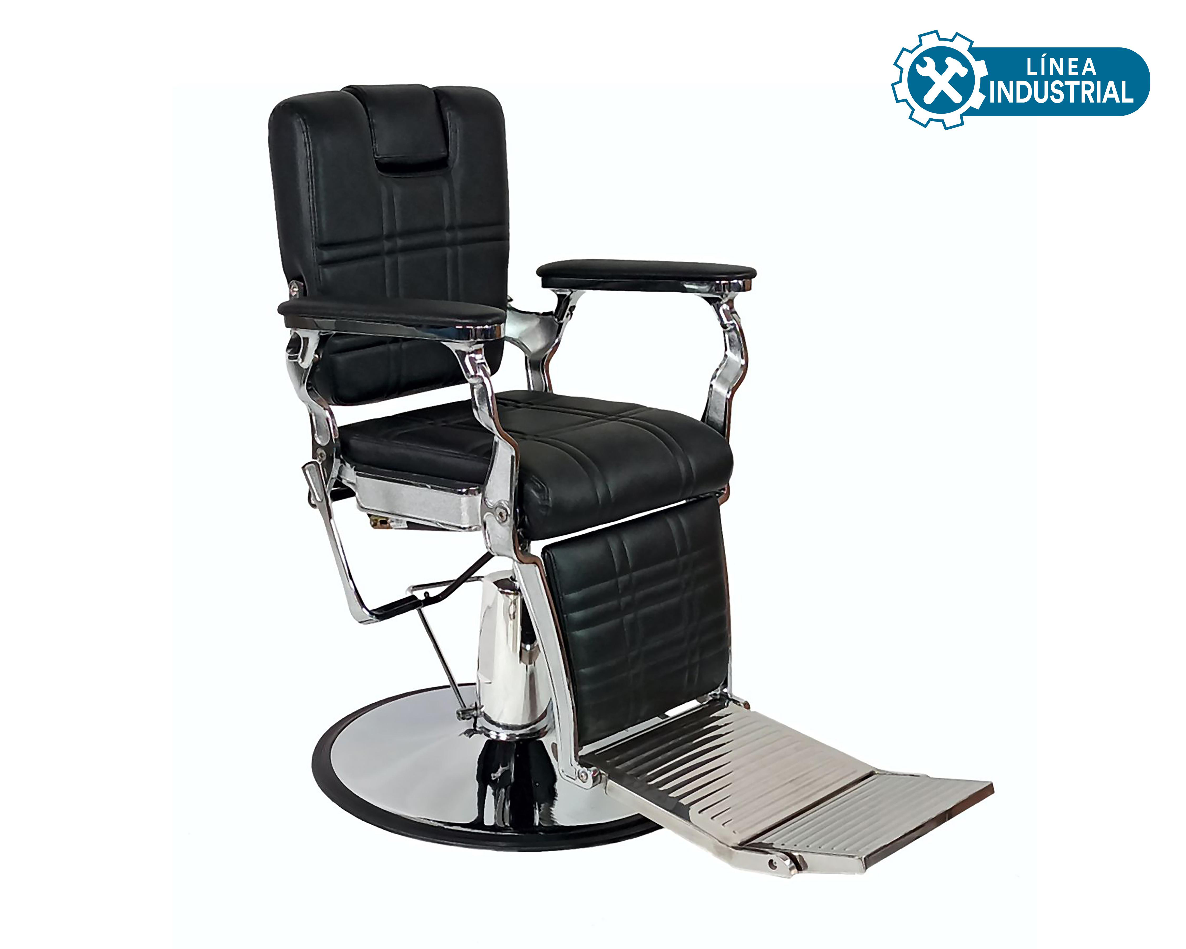Foto 2 pulgar | Silla para Barbería Letmex Negro