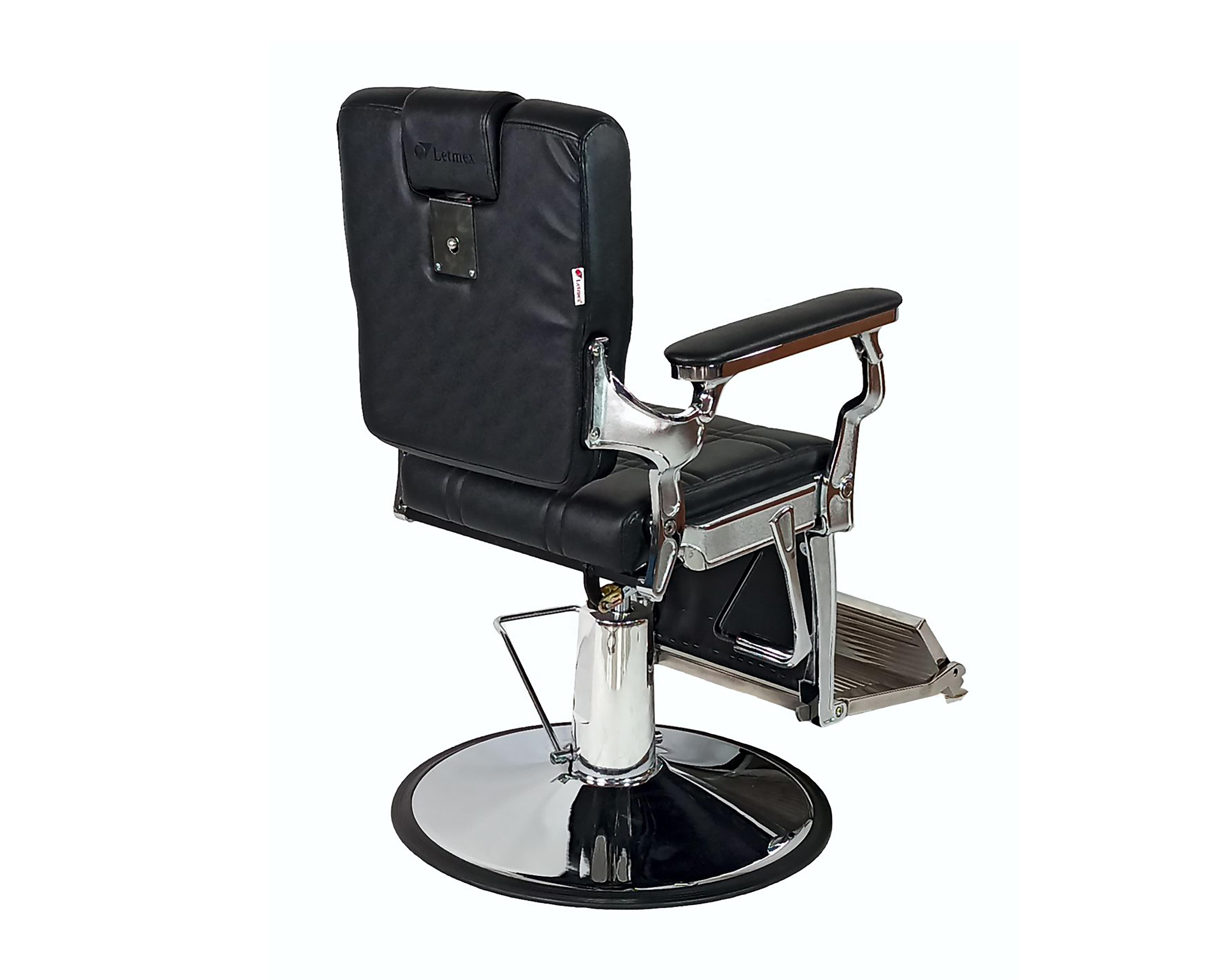 Foto 7 pulgar | Silla para Barbería Letmex Negro