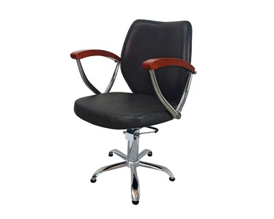 Foto 2 | Silla para Corte de Cabello Letmex Negra