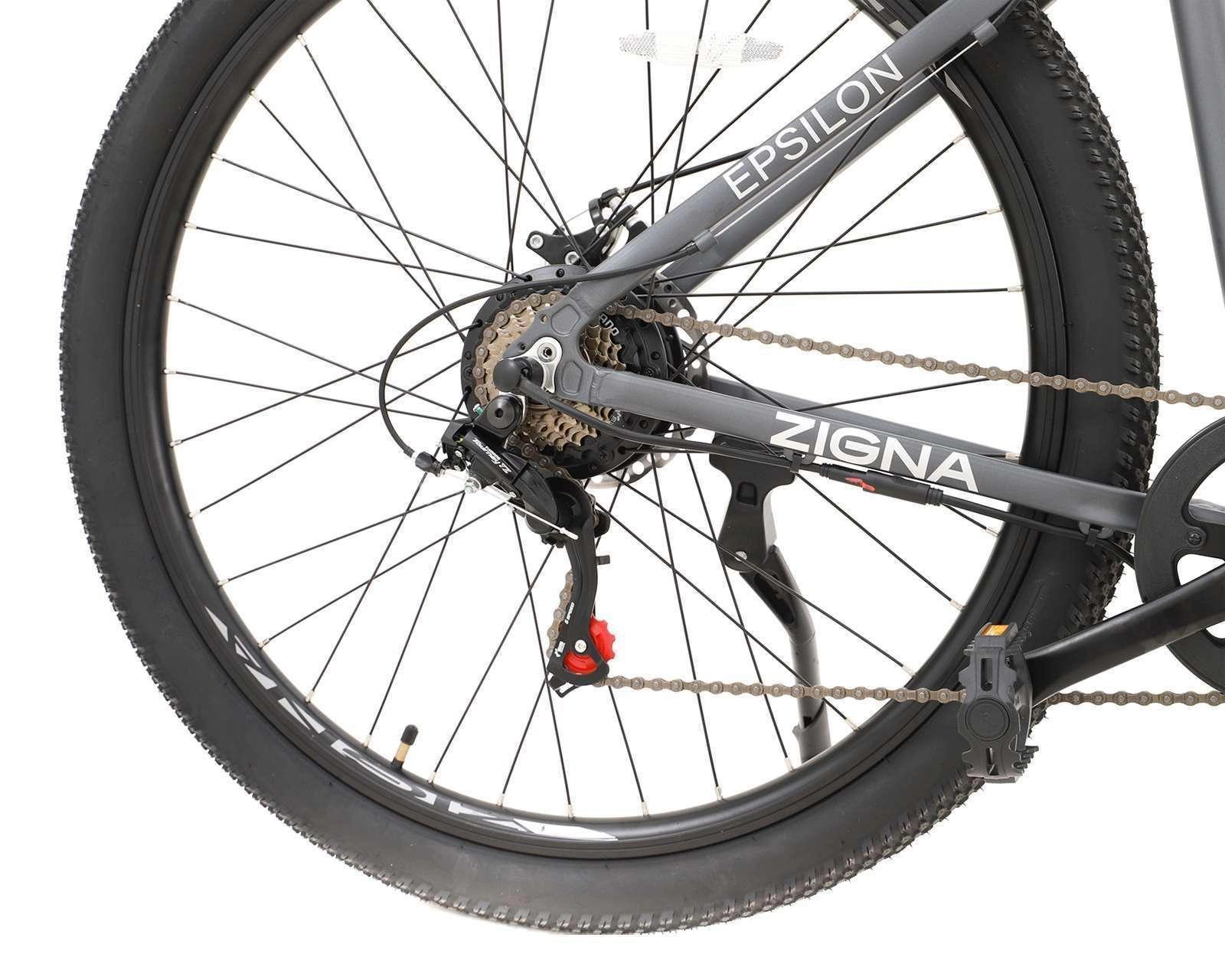Foto 7 pulgar | Bicicleta Eléctrica Zigna Epsilon 29" Gris