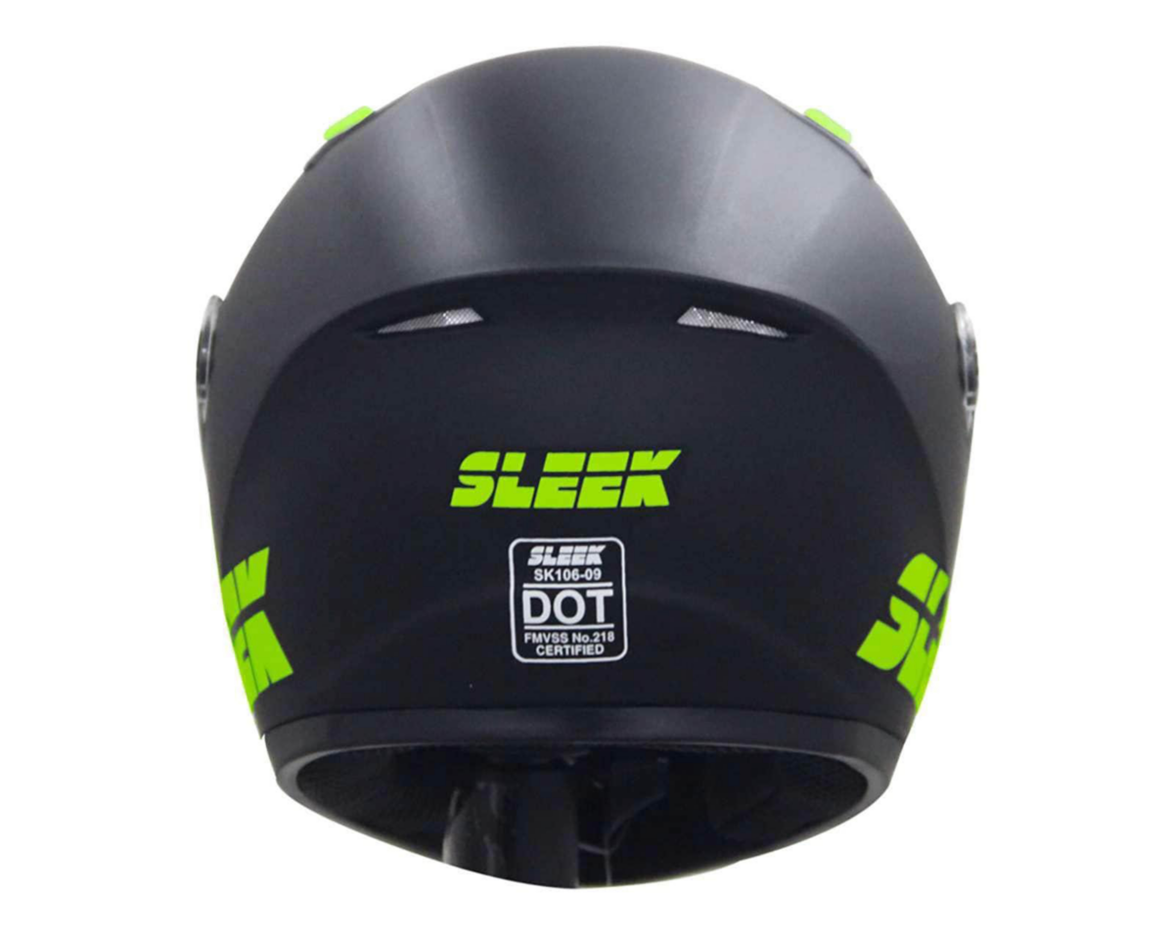 Foto 4 pulgar | Casco para Motociclista Sleek Extragrande Verde