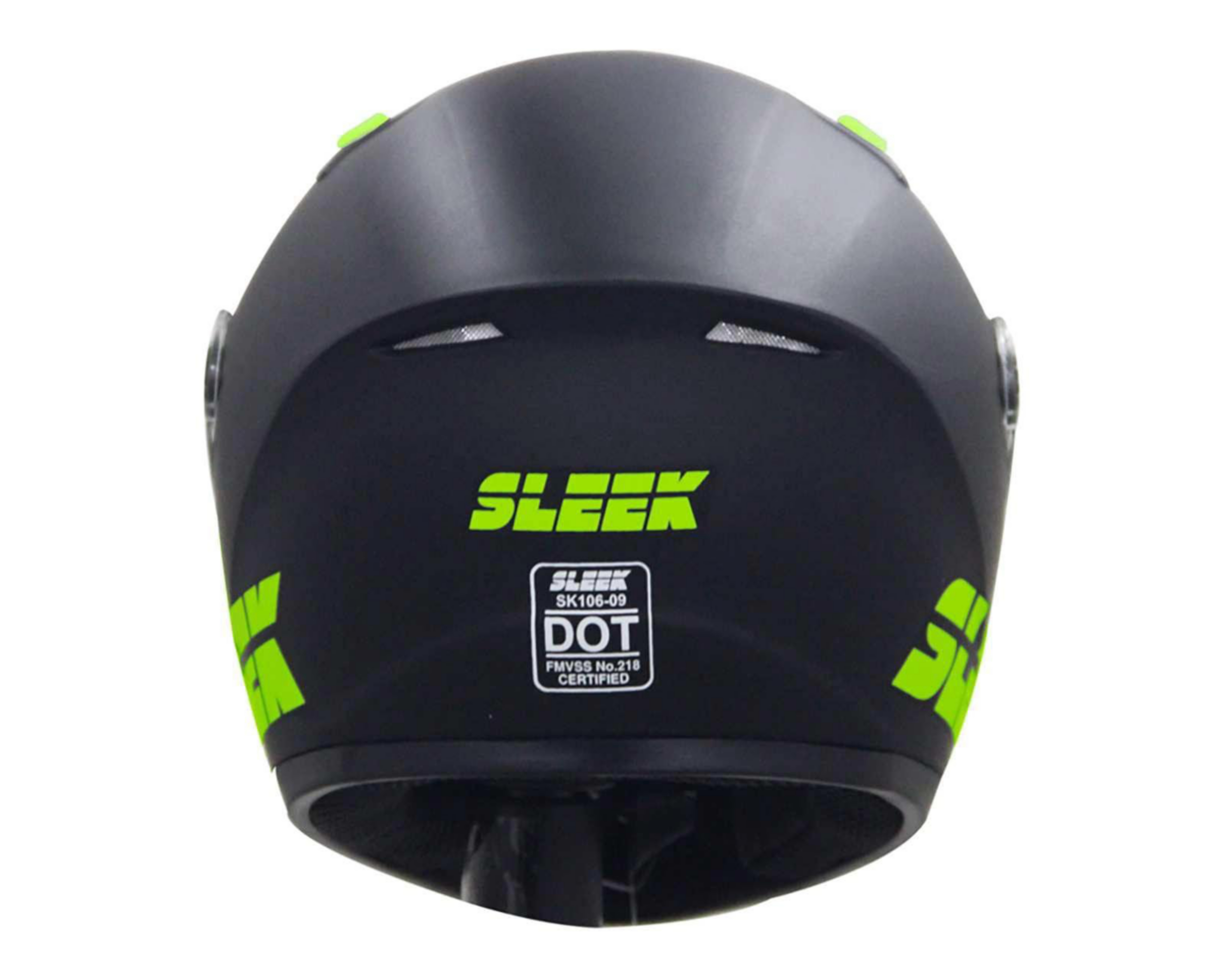 Foto 4 pulgar | Casco para Motociclista Sleek Mediano Negro