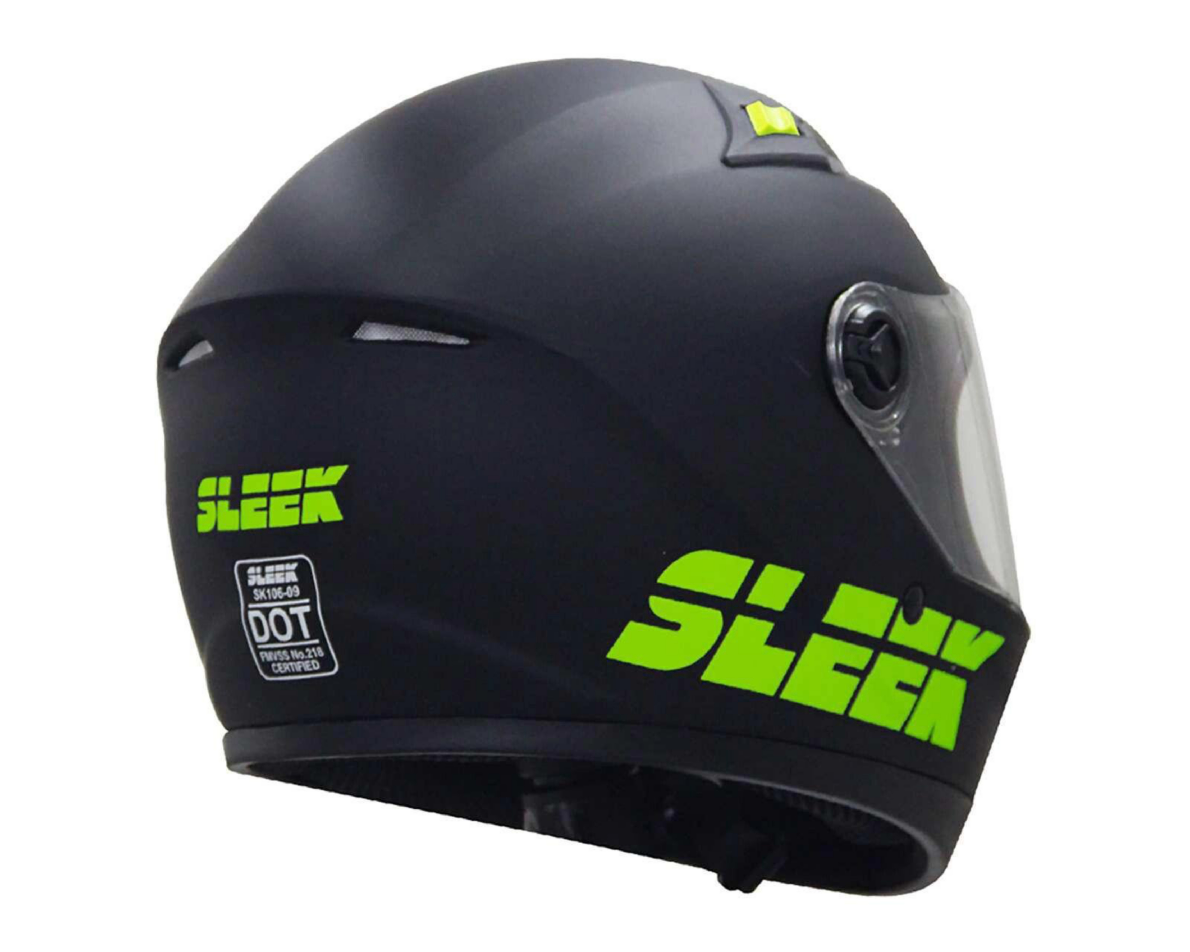 Foto 4 | Casco para Motociclista Sleek Mediano Negro