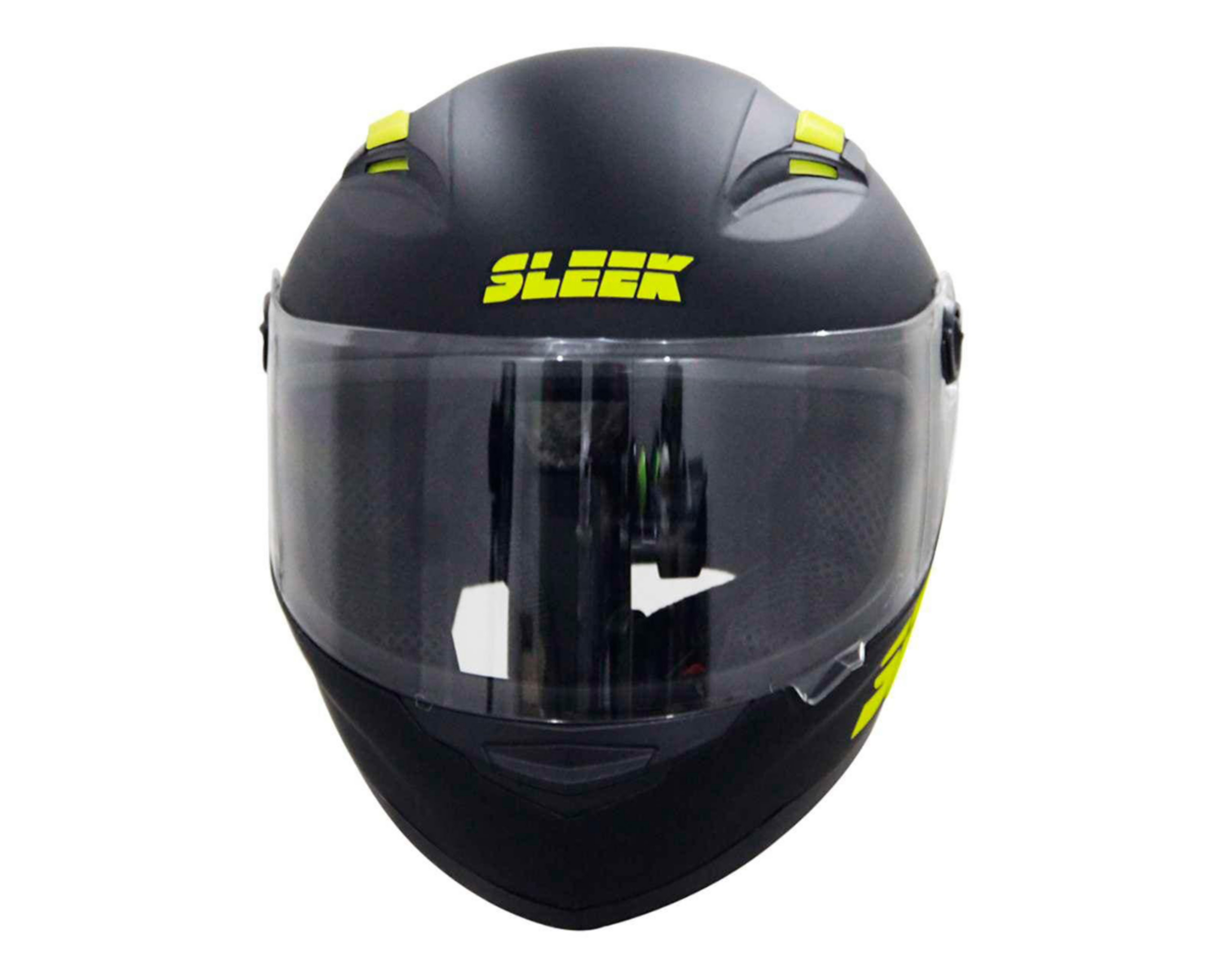 Foto 6 pulgar | Casco para Motociclista Sleek Extragrande Negro