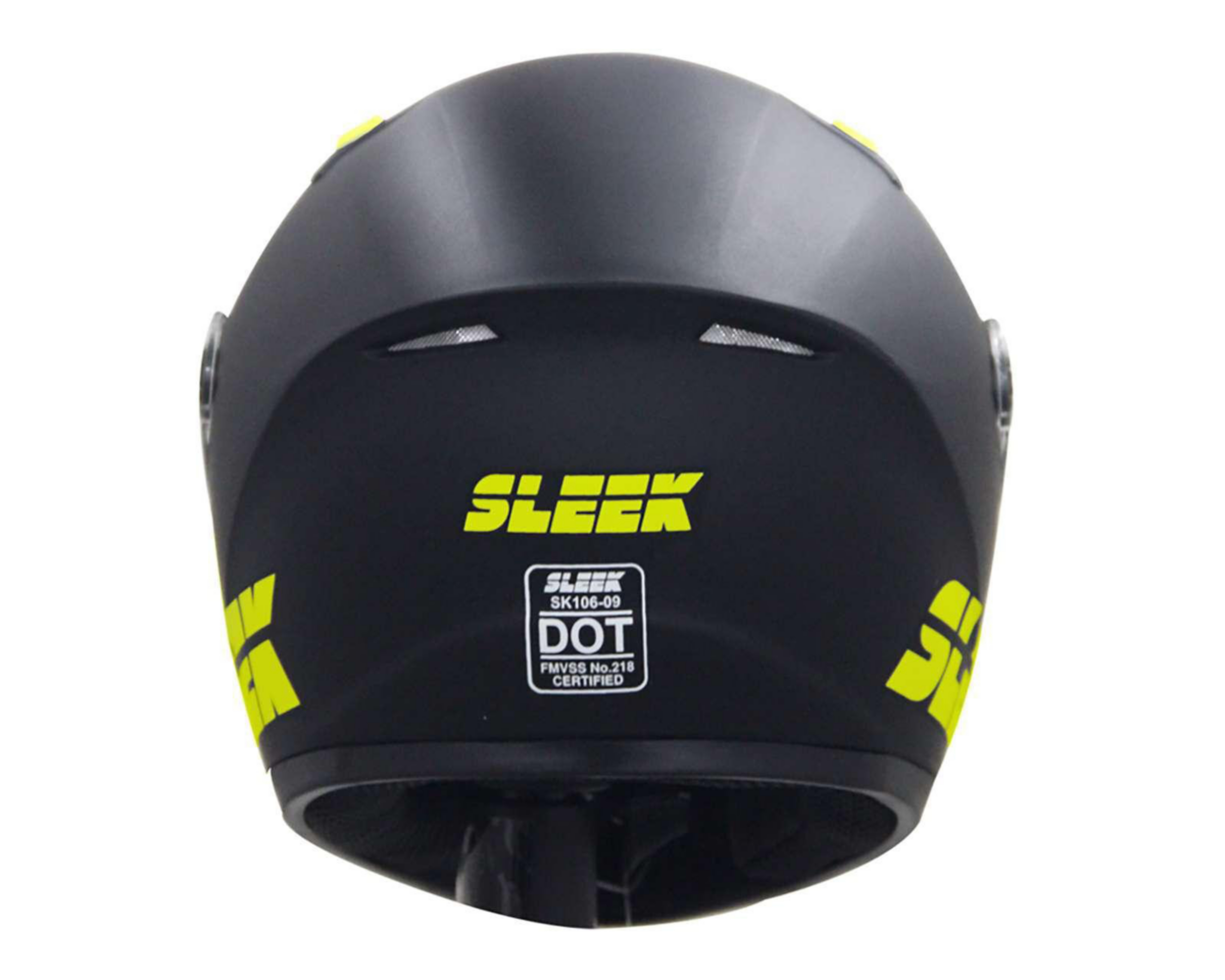 Foto 4 pulgar | Casco para Motociclista Sleek Mediano Negro