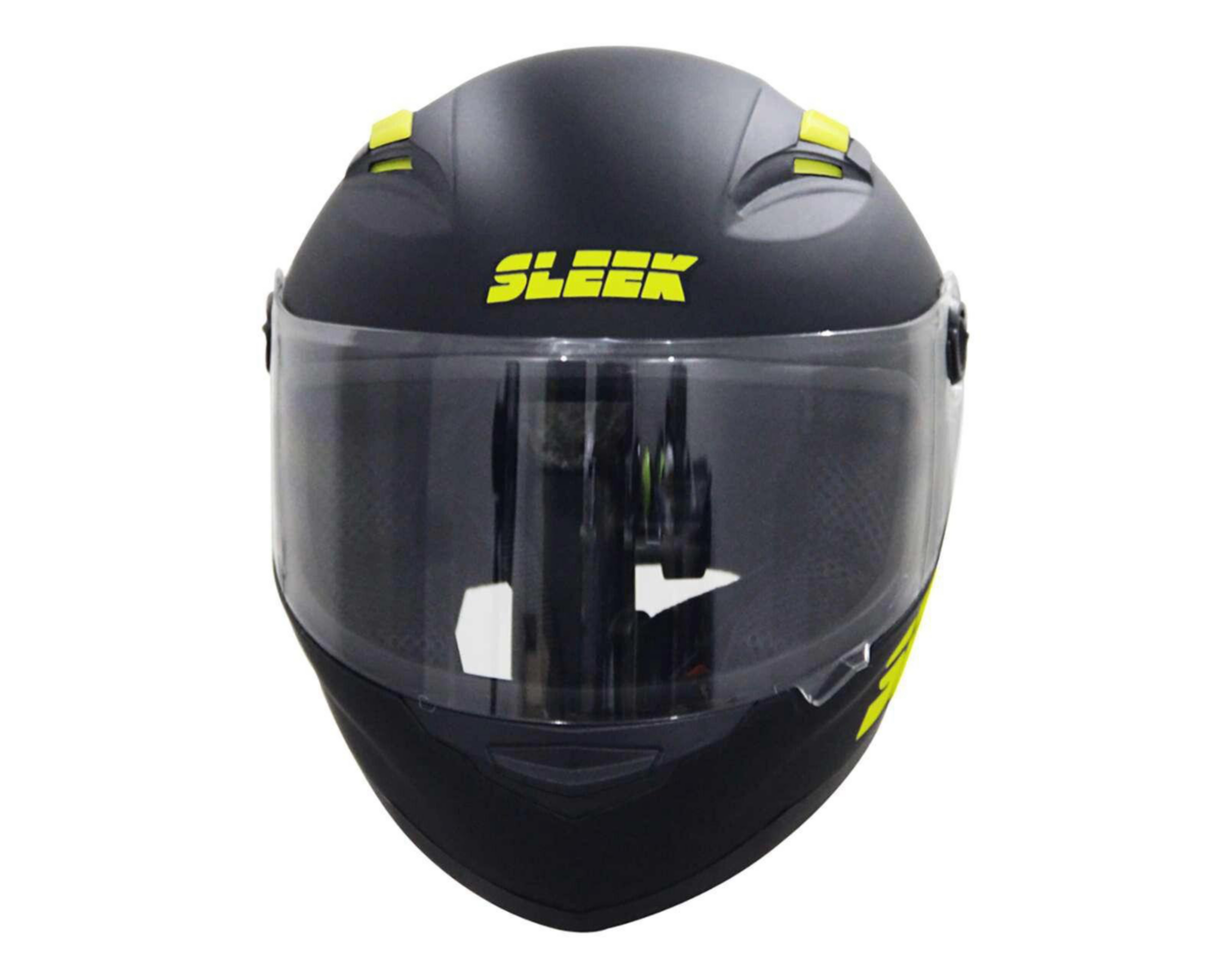 Foto 6 pulgar | Casco para Motociclista Sleek Mediano Negro
