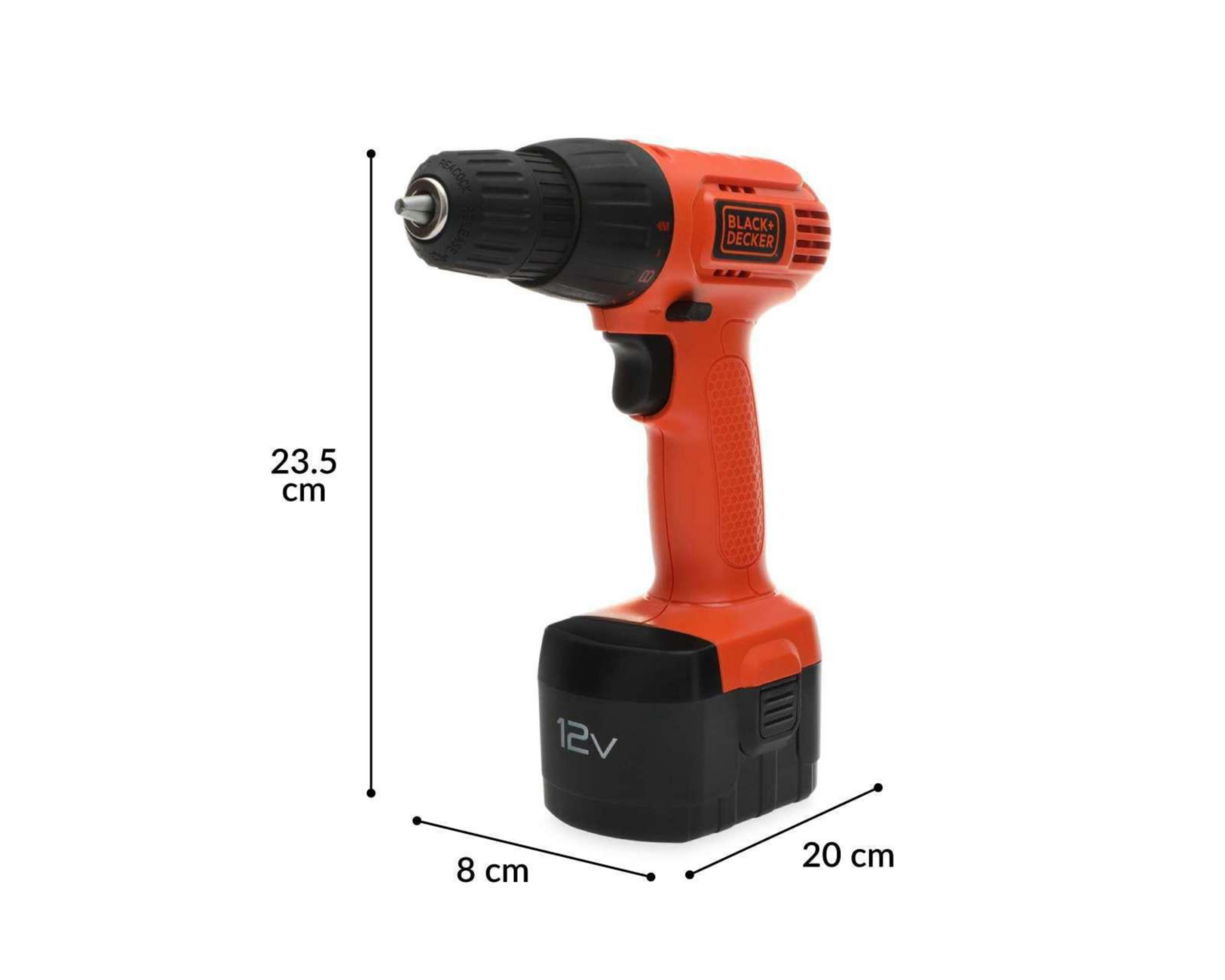 Foto 7 pulgar | Taladro Black+Decker CD121K50-B3