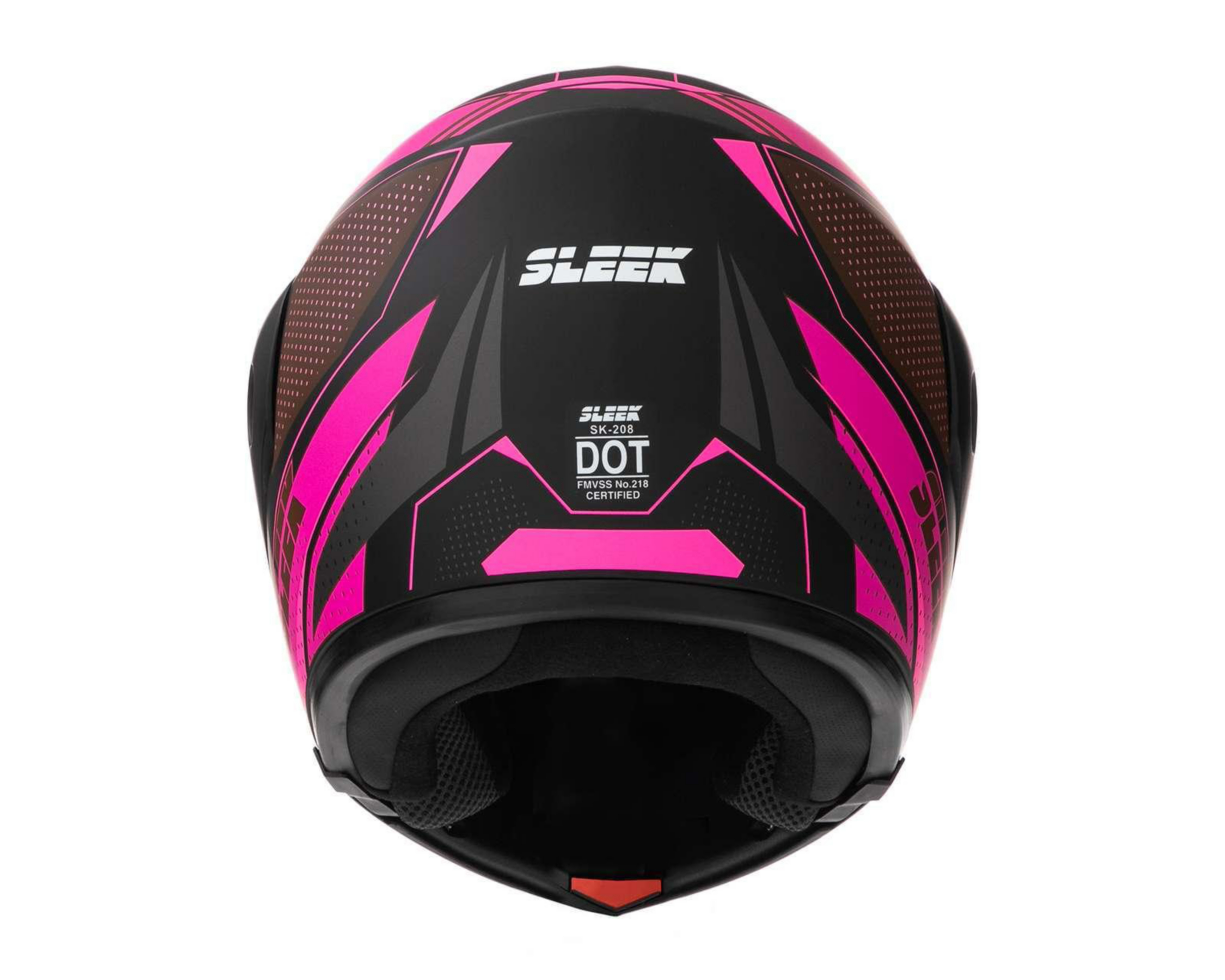 Foto 5 pulgar | Casco para Motociclista Sleek Grande Negro