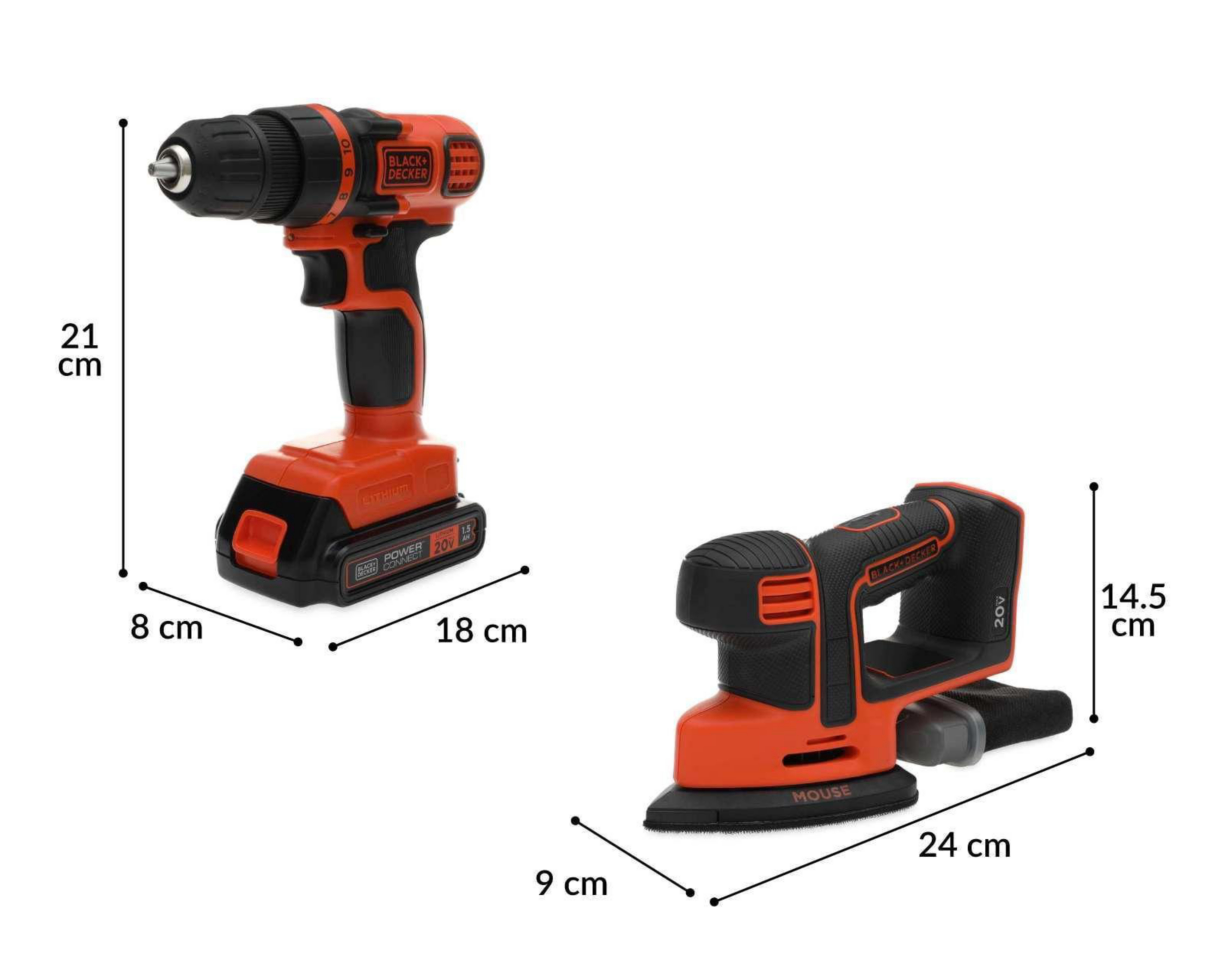 Foto 9 pulgar | Taladro Atornillador y Lijadora Inalámbrica Black+Decker LD120SB 20 V