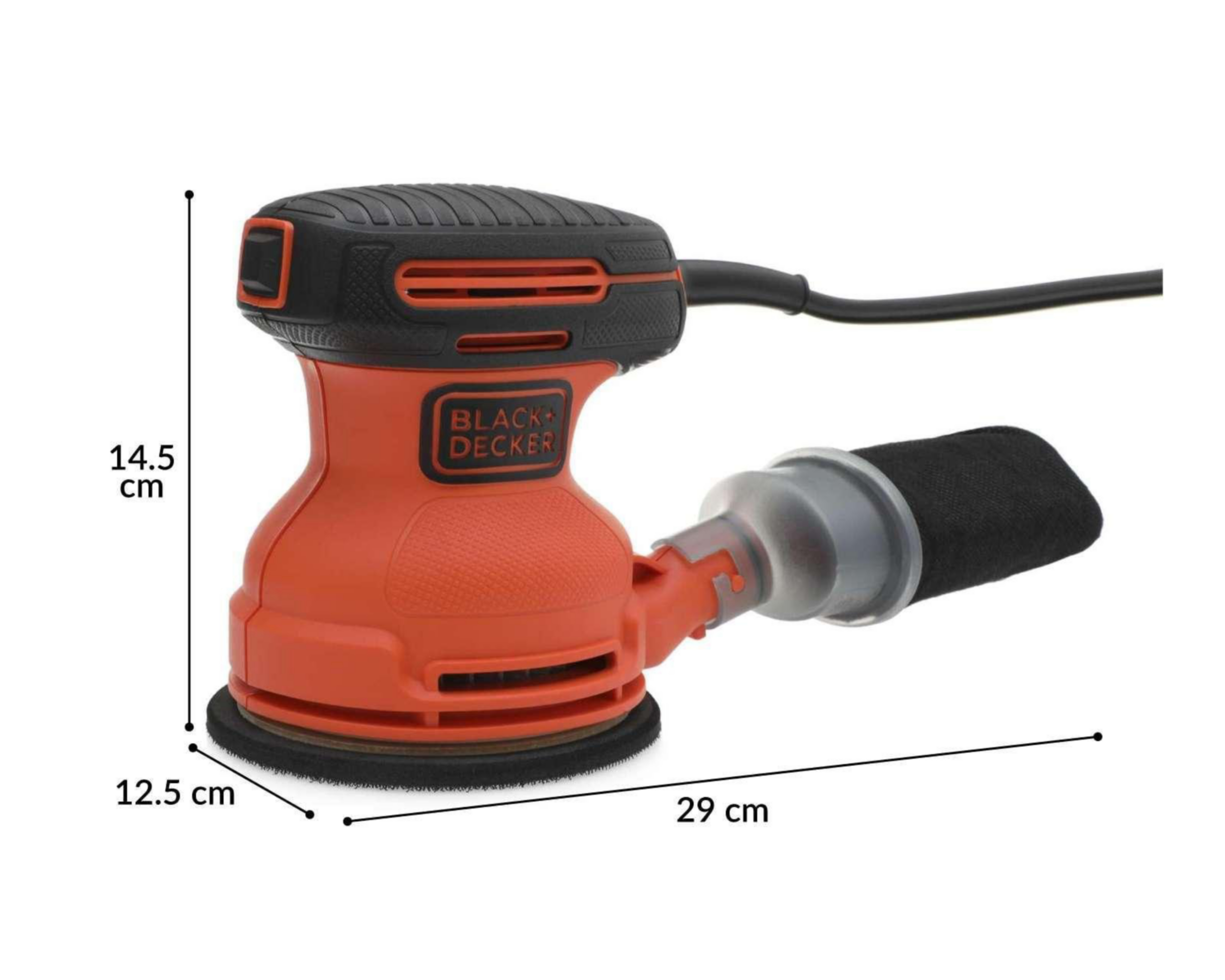 Foto 6 pulgar | Lijadora Orbital Black+Decker BDERO100-B3 1/4 240 W