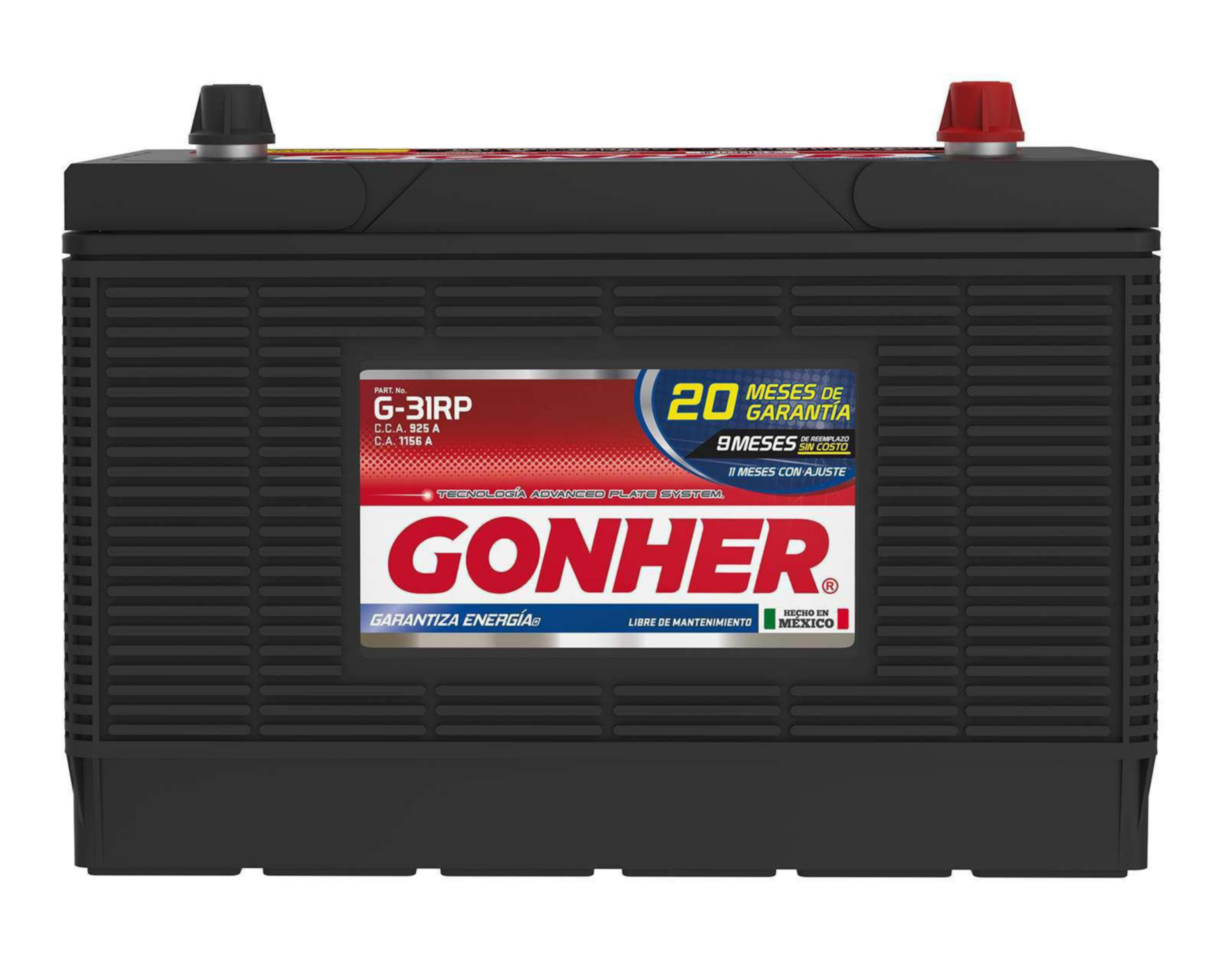 Acumulador Ghoner Camión G-31RP $4,199
