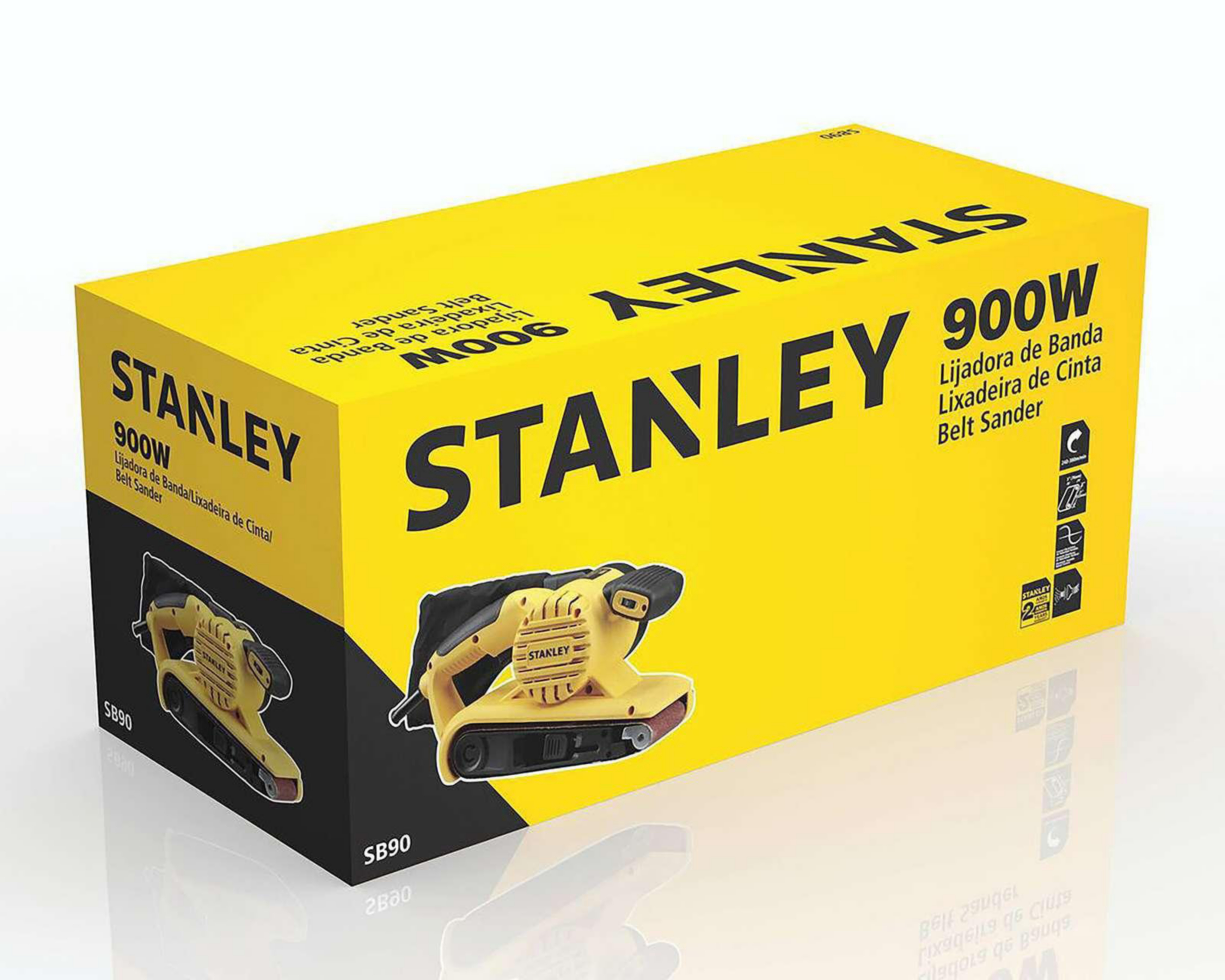 Foto 10 | Lijadora de Banda Stanley SB90-B3 900 W