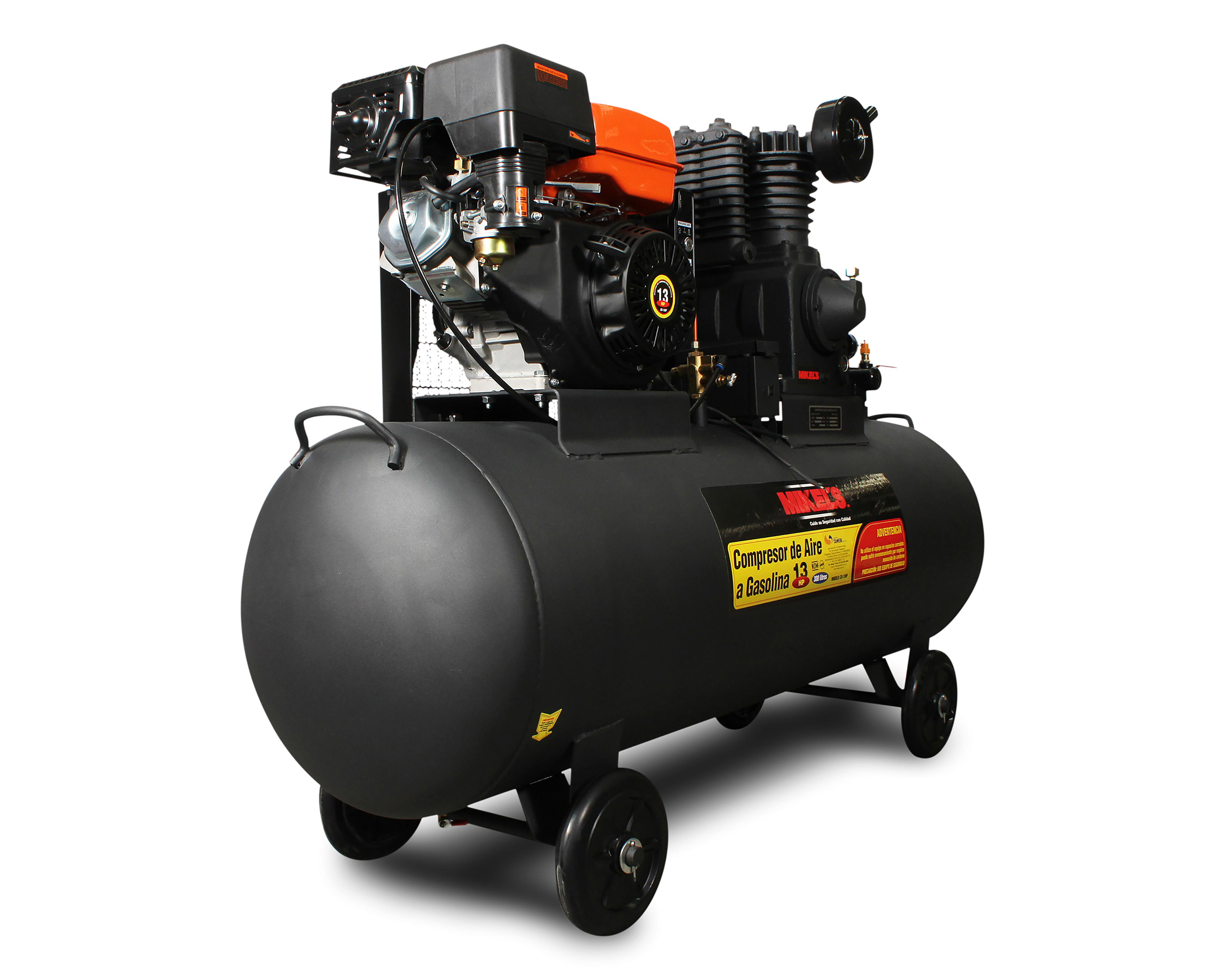 Compresor de Aire Mikels 175 psi 300 L con Llantas $41,199