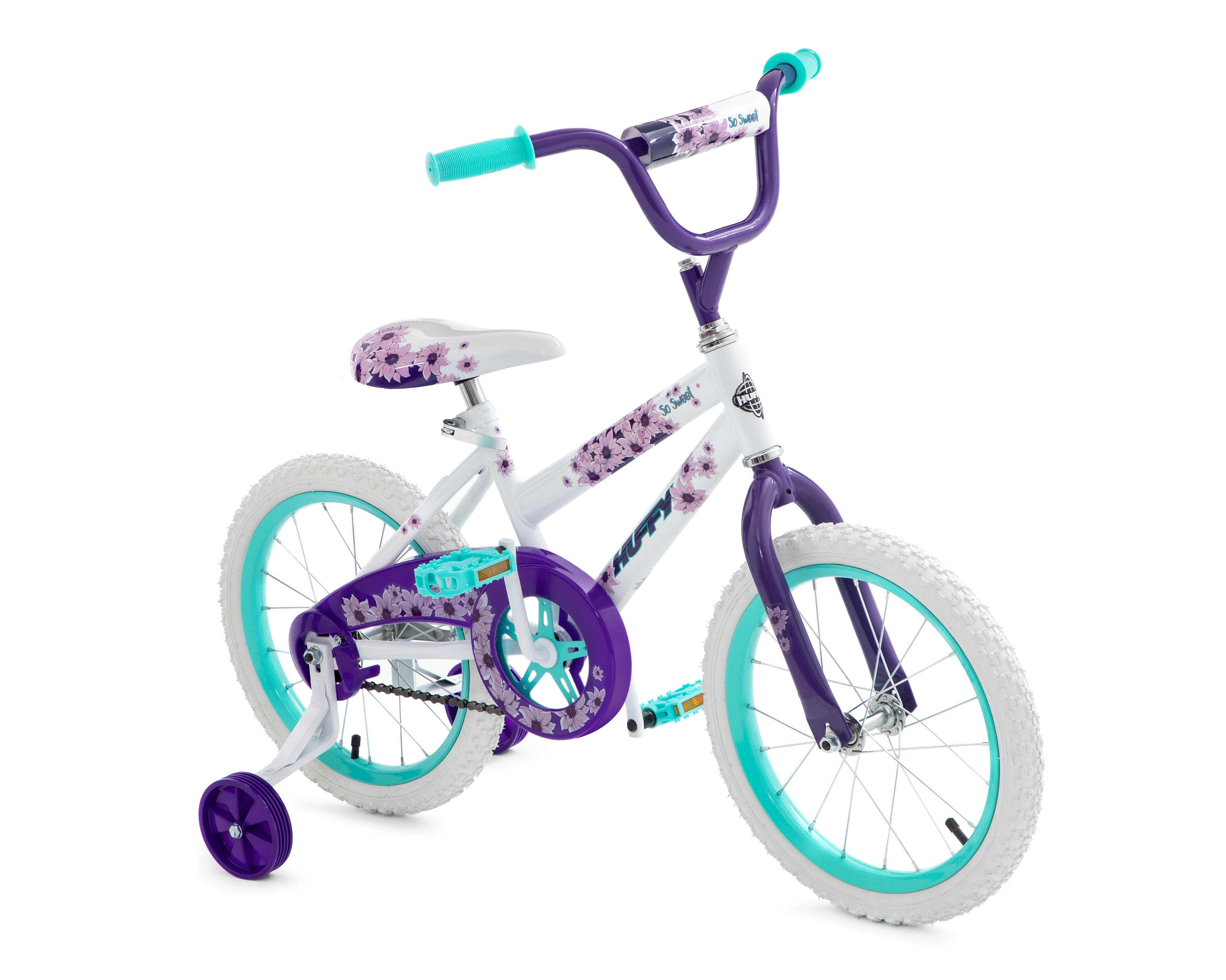 Foto 2 pulgar | Bicicleta Infantil Huffy 16" Blanca