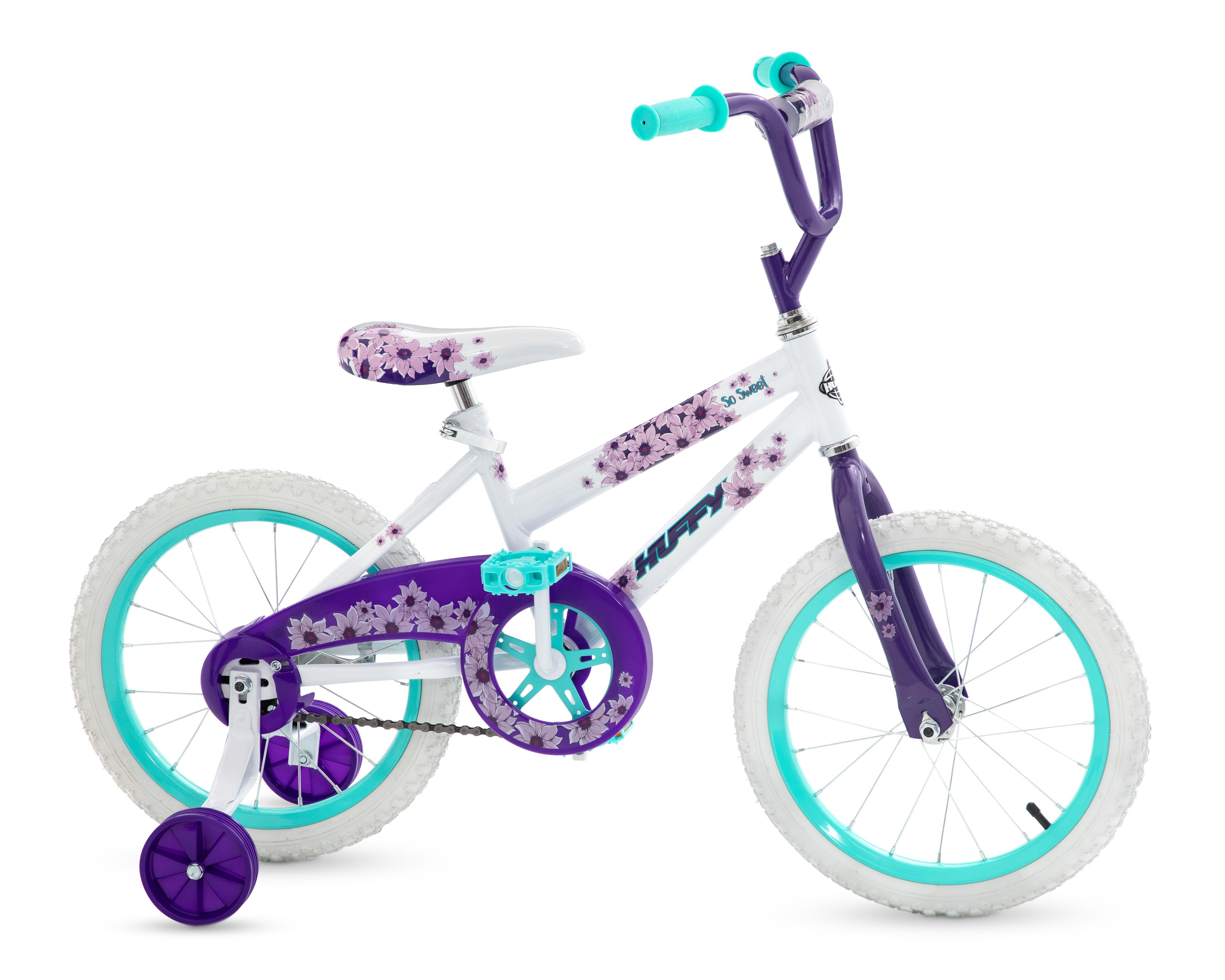 Foto 3 pulgar | Bicicleta Infantil Huffy 16" Blanca