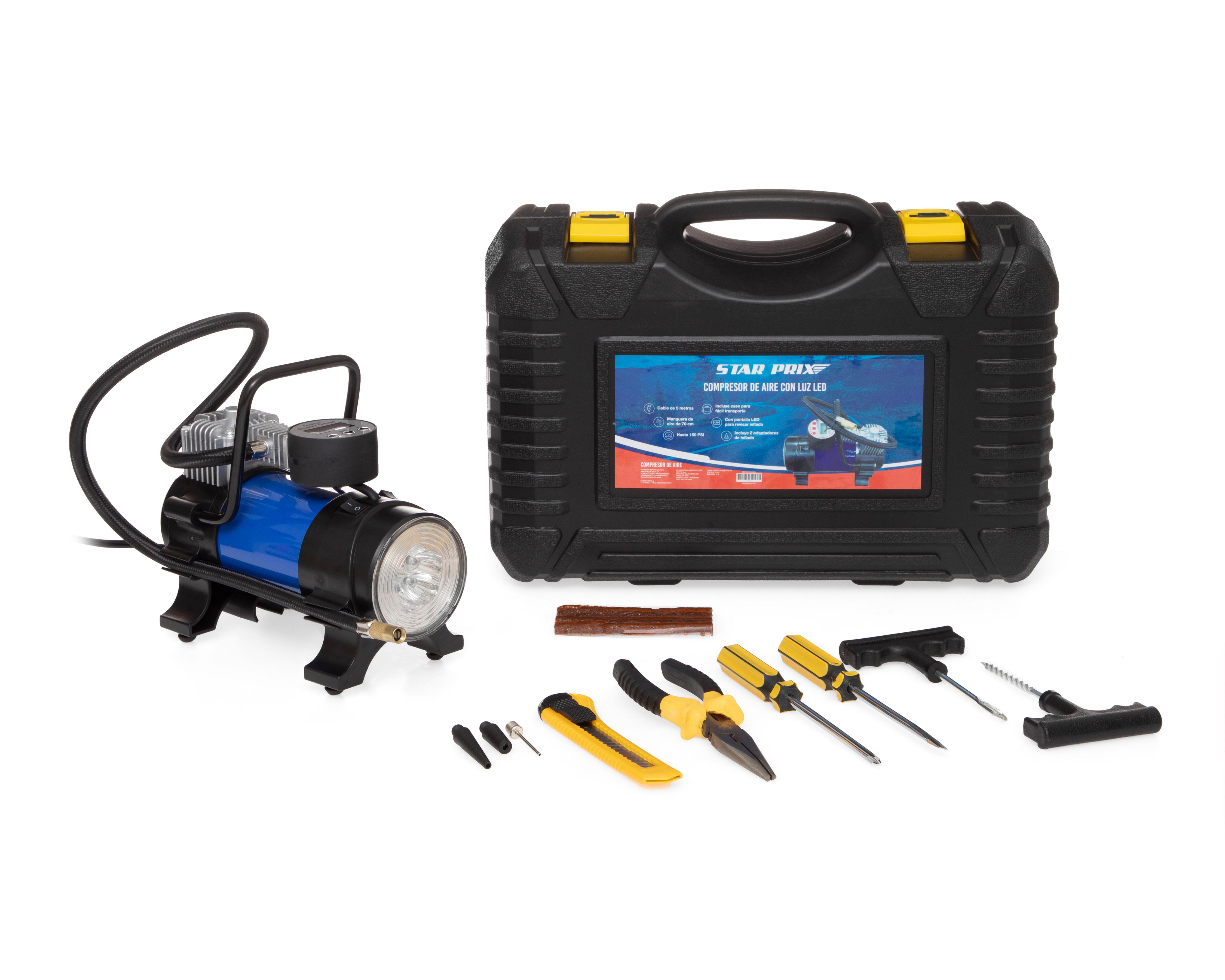 Foto 1 | Compresor de Aire Starprix con Herramientas 150 psi 12 V