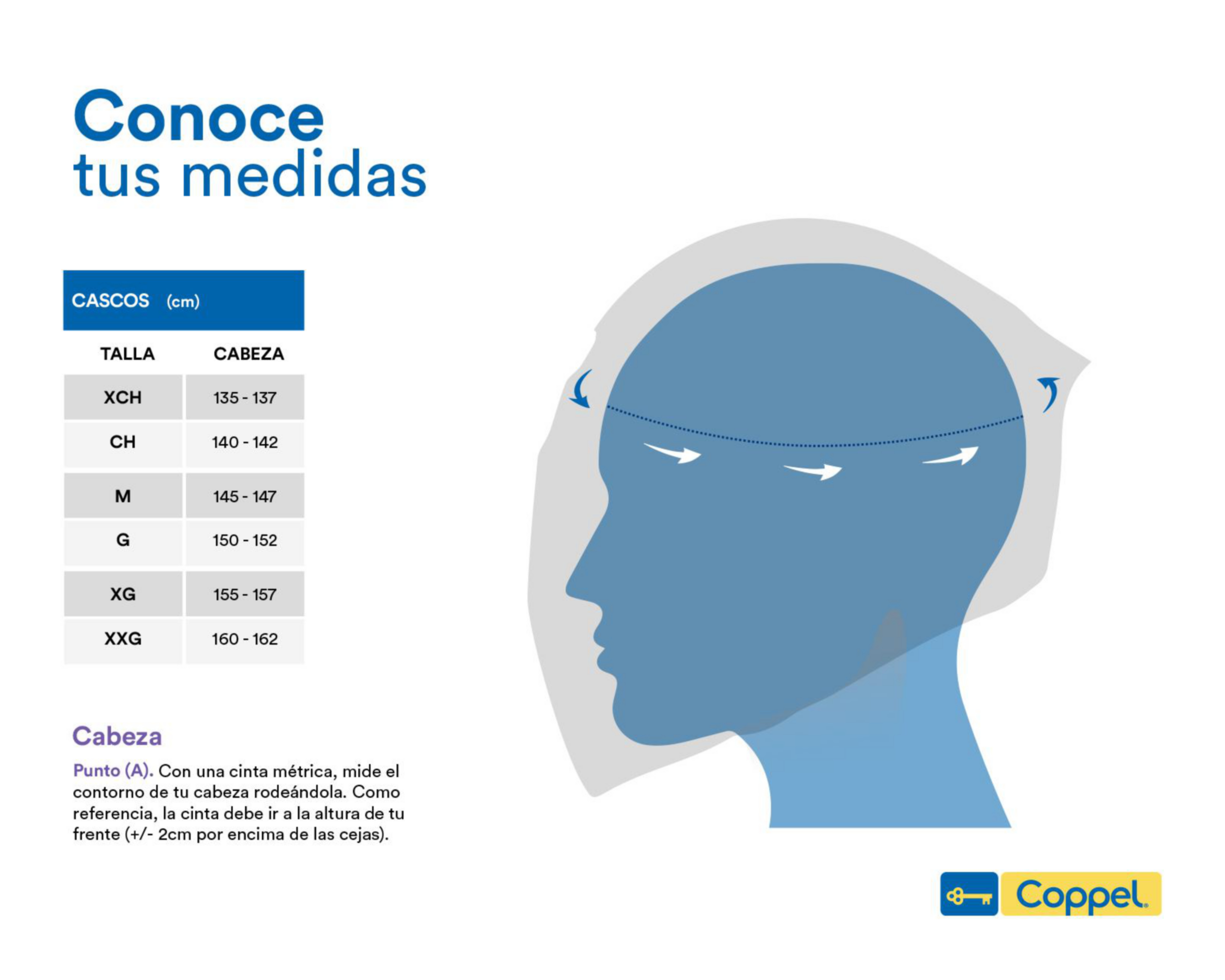 Foto 8 | Casco para Motociclista Brumm Mediano Azul