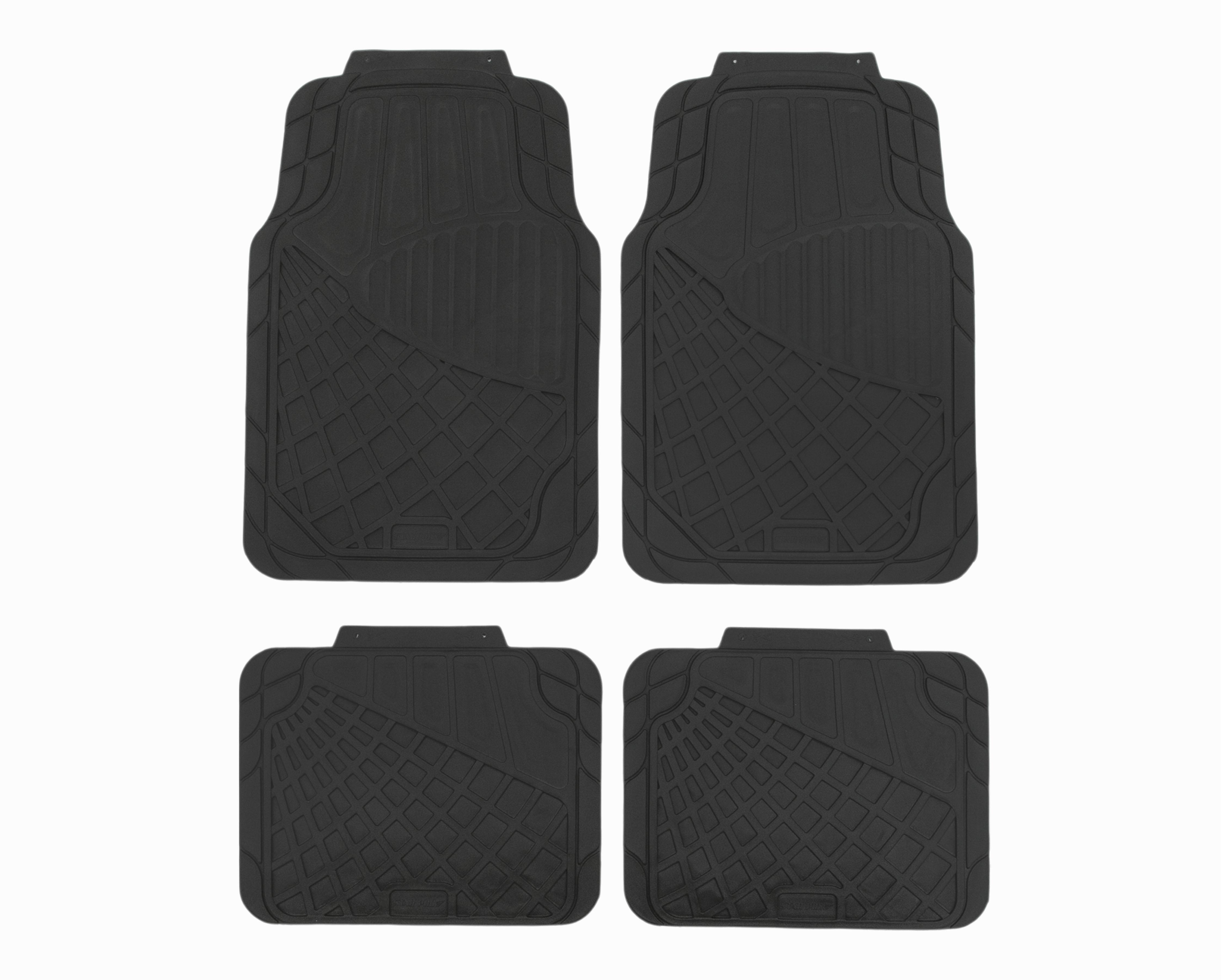 Foto 3 pulgar | Tapetes para Auto Negros Starprix 4 Piezas